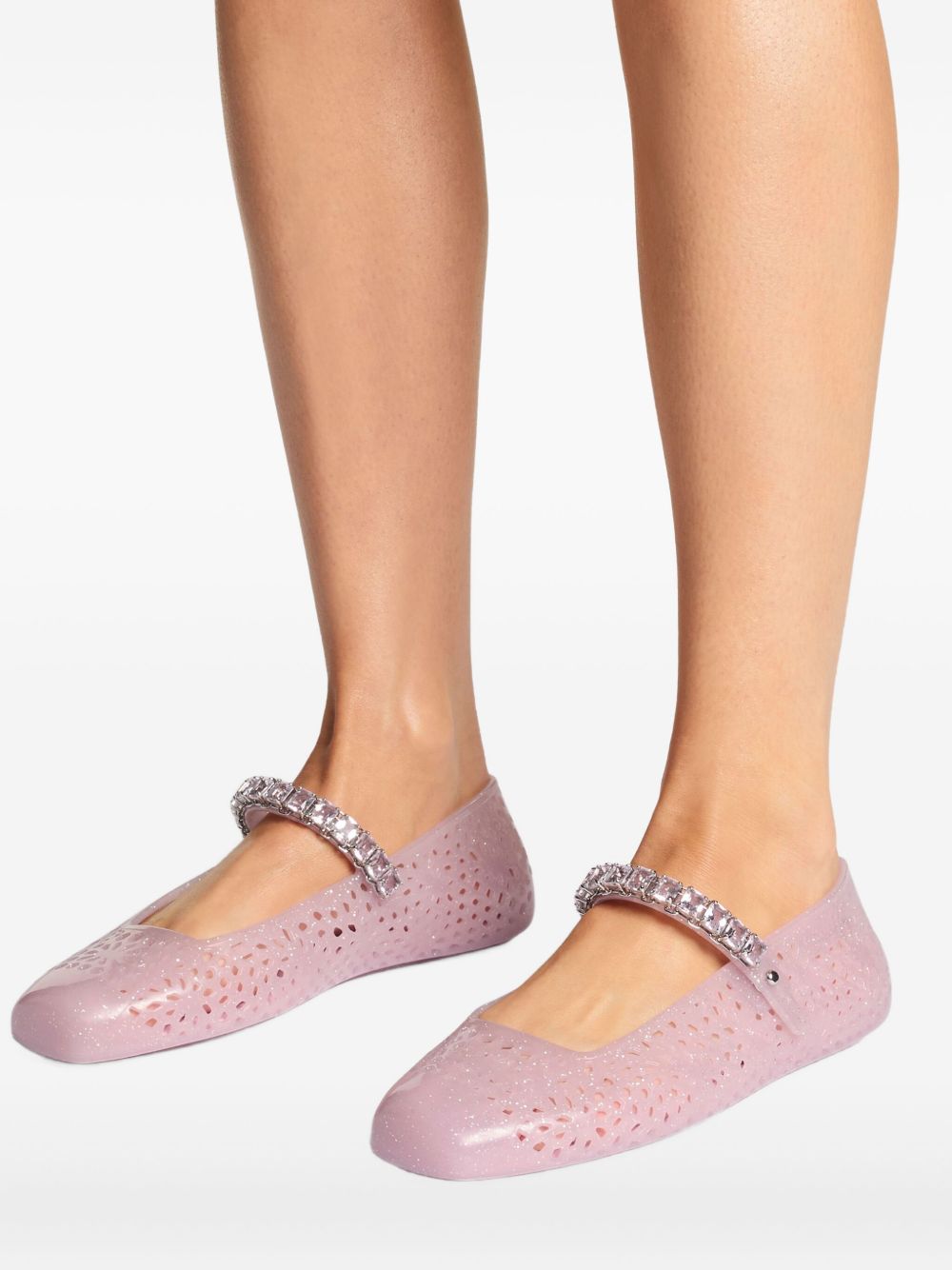 JIMMY CHOO Flat shoes PINK – 100% Tpu - view 5