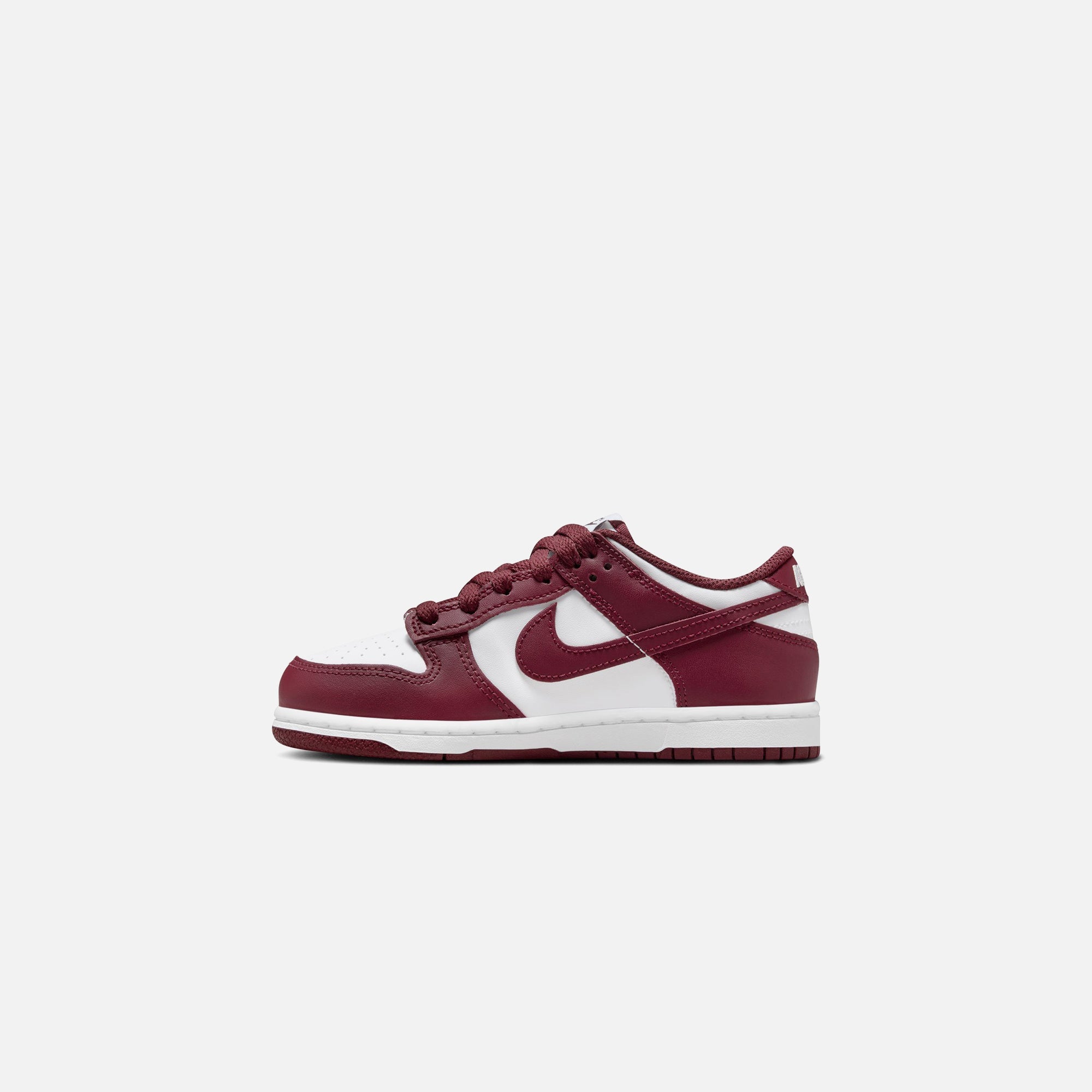 Nike PS Dunk Low - White / Redwood / Gym Red - view 3
