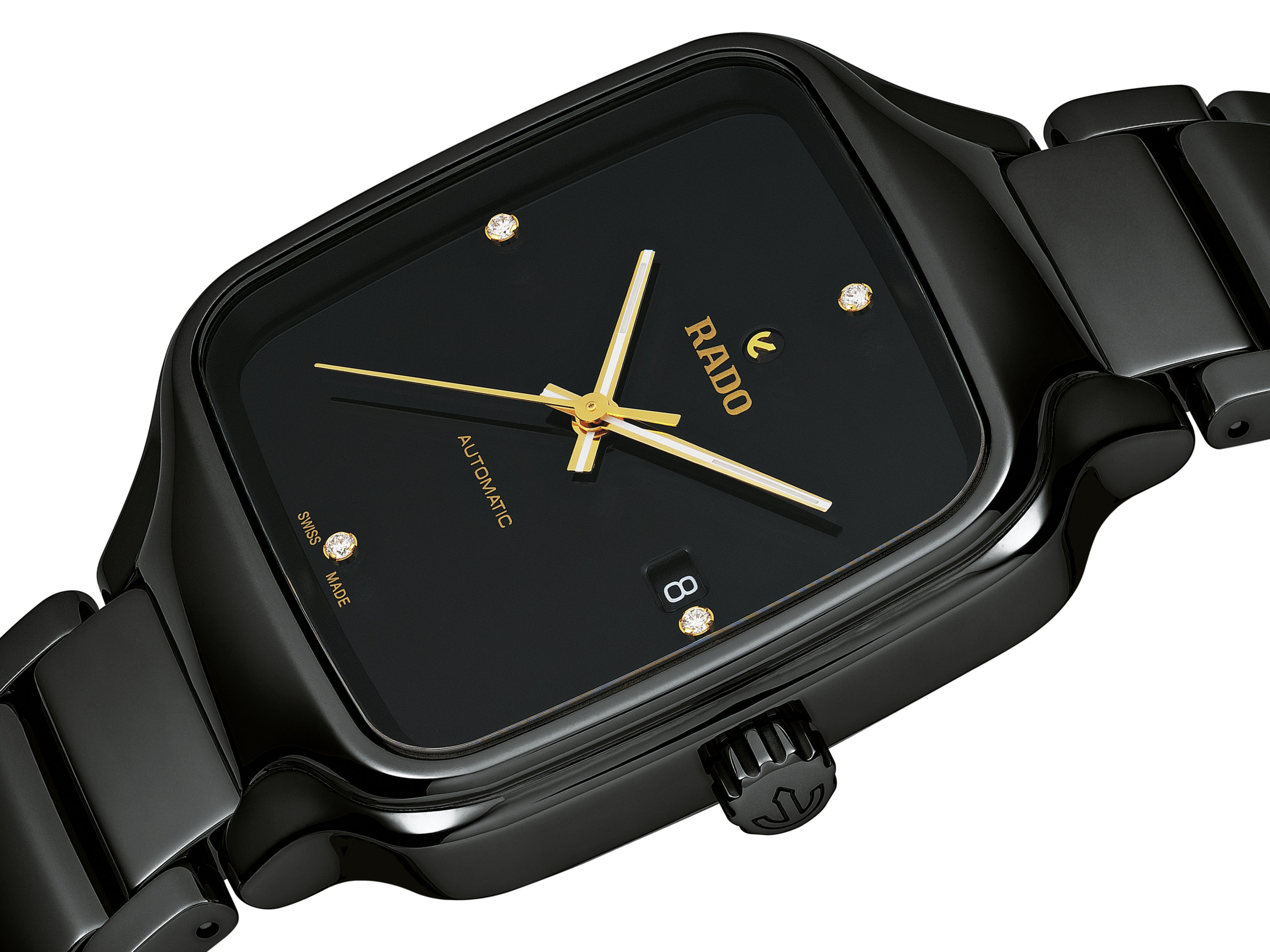 Rado True Black Dial Unisex 38mm