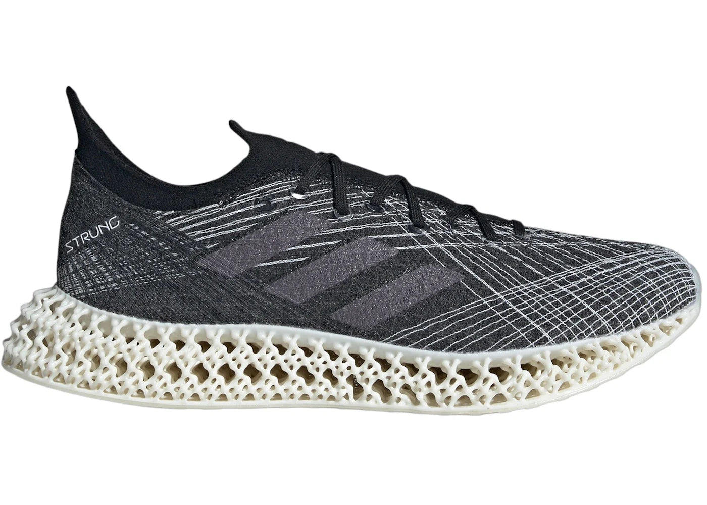 adidas 4DFWD Strung Core Black Grey Cloud White - view 2