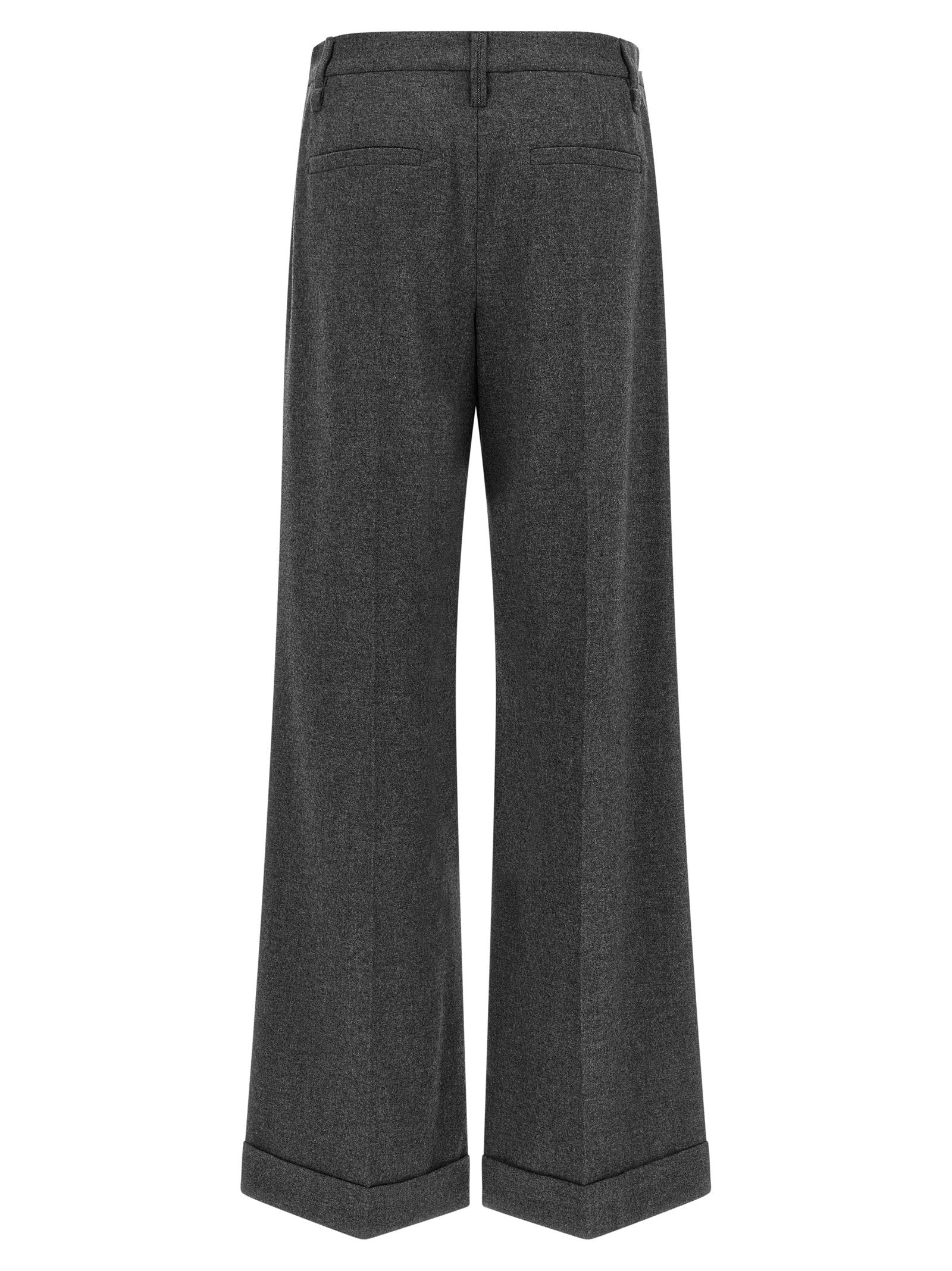 Brunello Cucinelli Wool And Cashmere Pants - view 2
