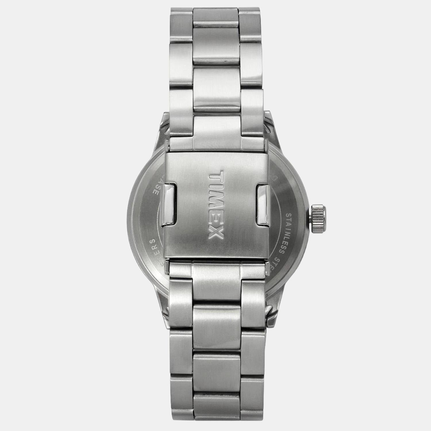 Timex Fashion Men Quartz Silver Dial Chronograph Stainless Steel Watch TWEG19900 - view 3