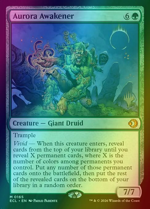 Aurora awakener 165p – Magic Aurora Awakener [165p] [Promo Pack] [Lorwyn Eclipsed: Promos] [Foil]