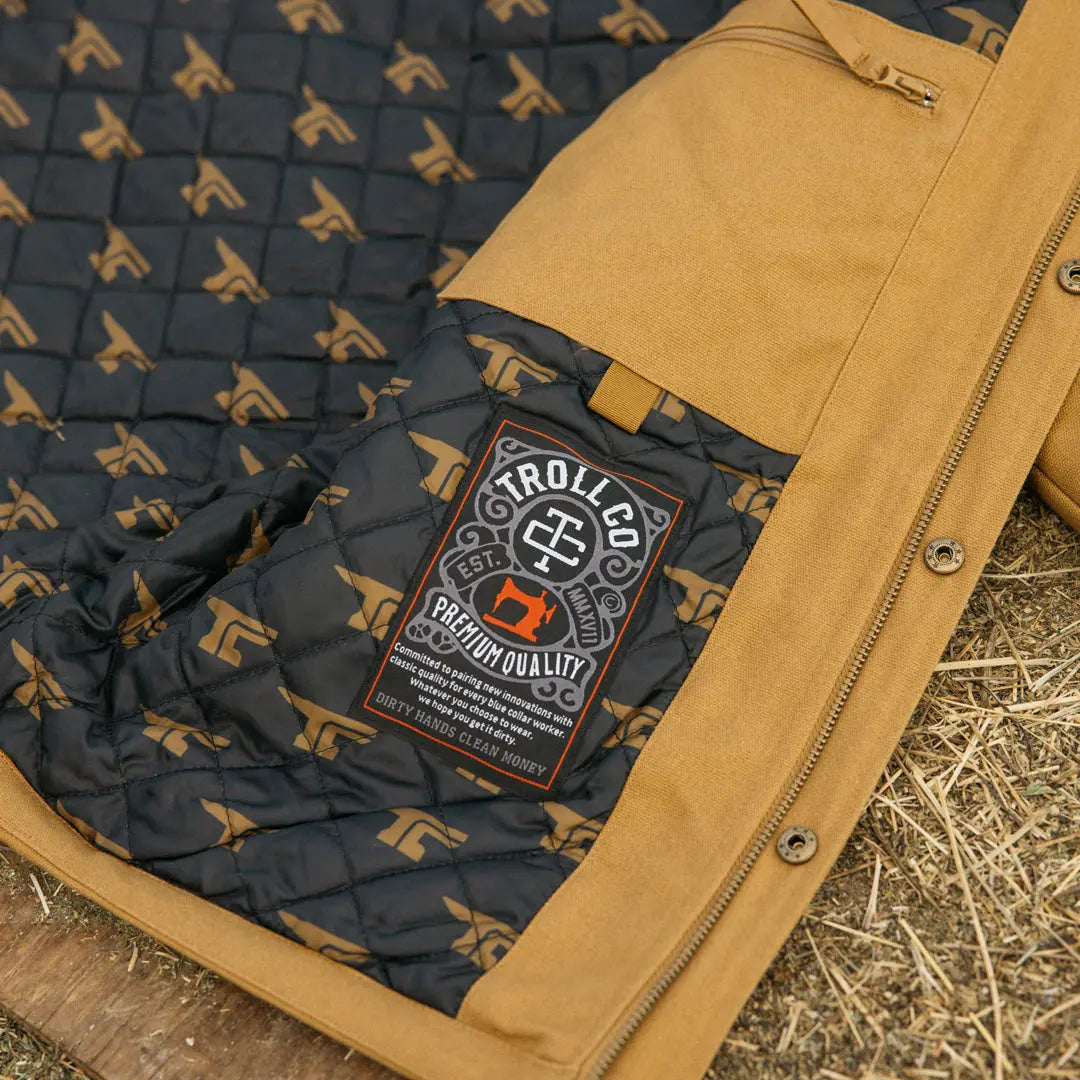 Radial Toro Insulated Canvas Jacket – Saddle / Charcoal - view 5