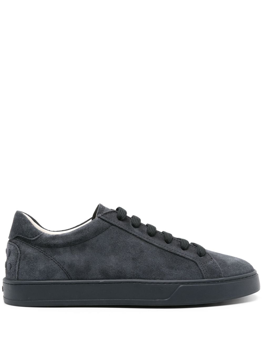 Tod's Logo-Embossed Suede Sneakers – Calf Leather 100%