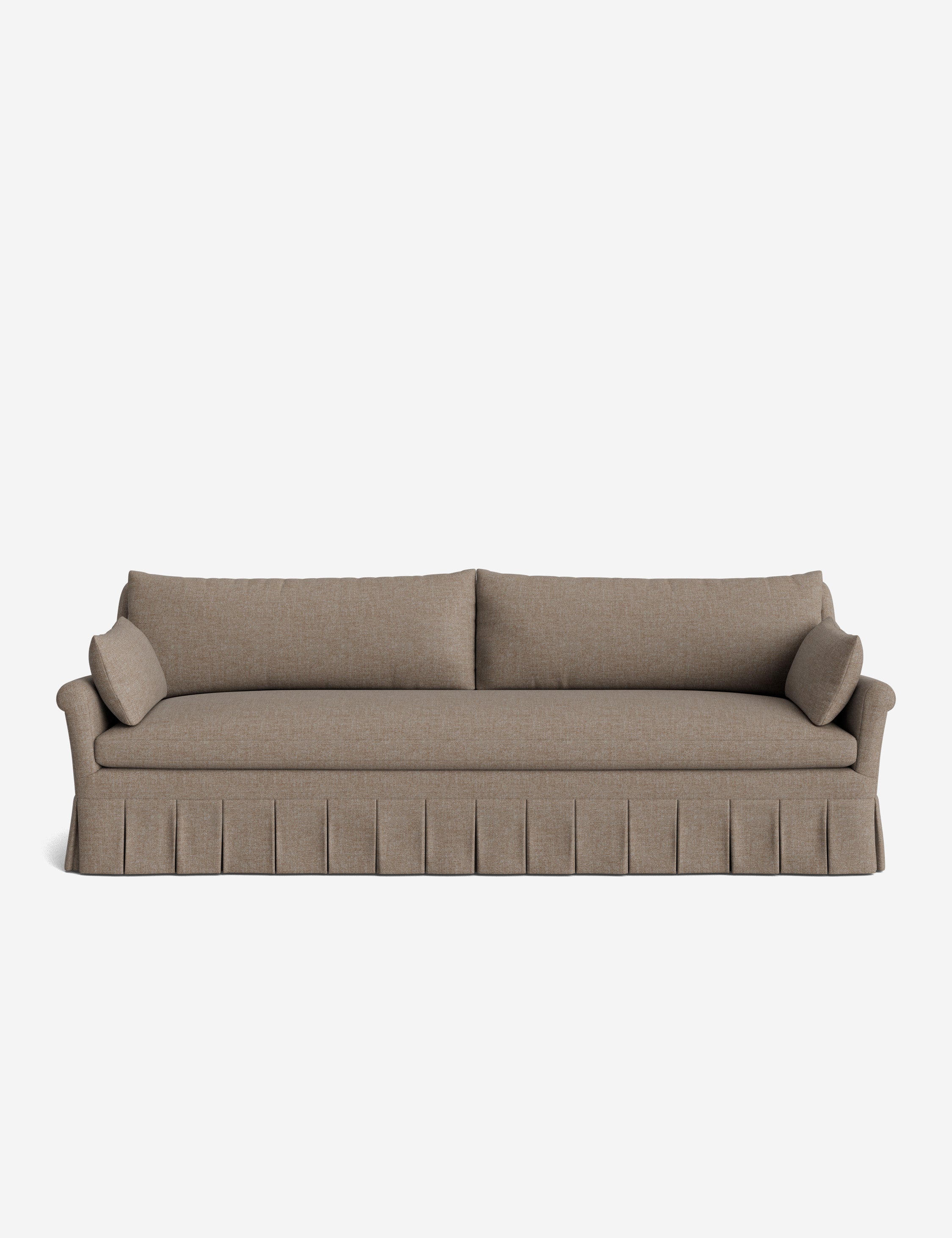 Lulu and Georgia Portola Rolled Arm Pleated Sofa - view 78