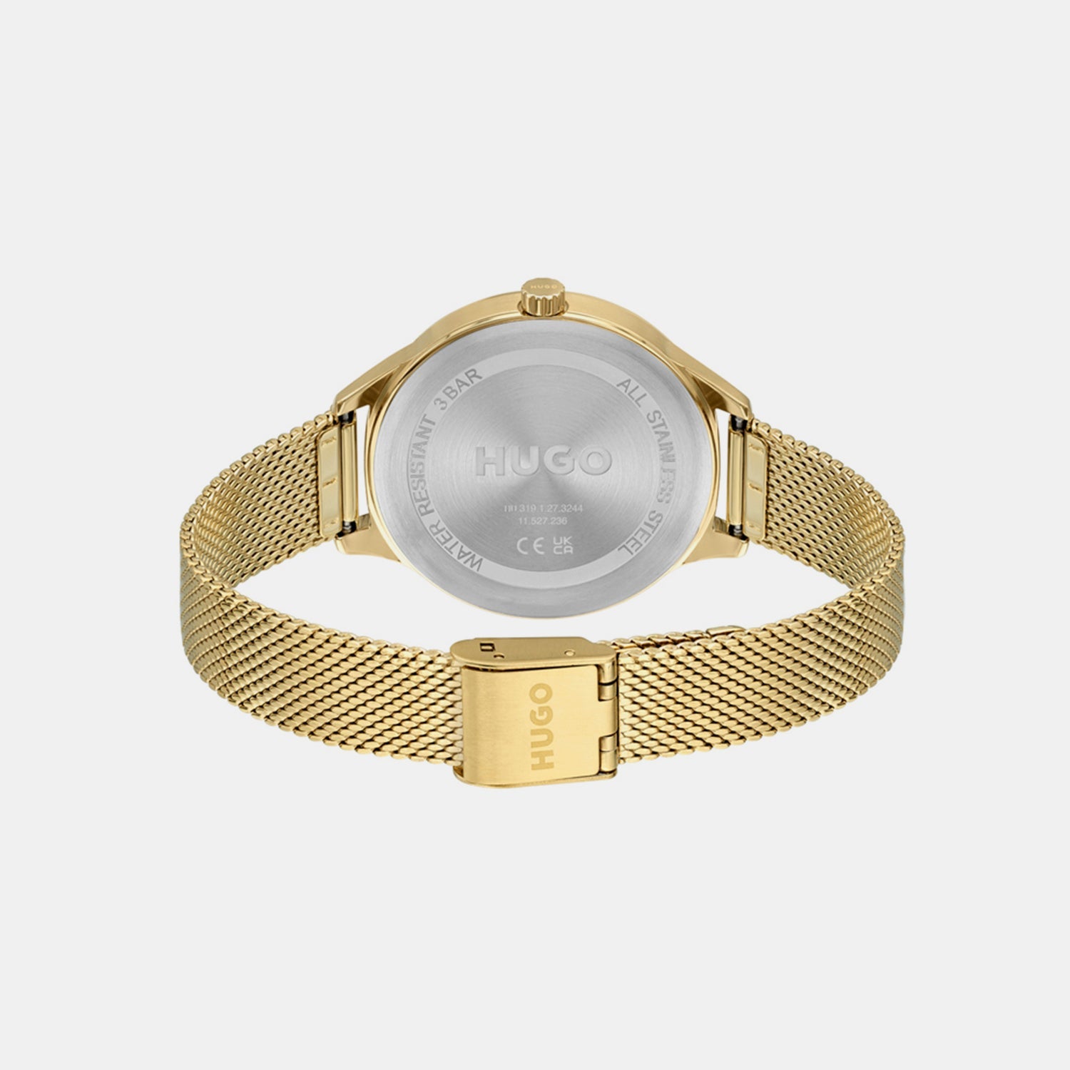 Boss Flash Women Quartz Grey Dial Analog Mesh Watch 1540116 - view 2