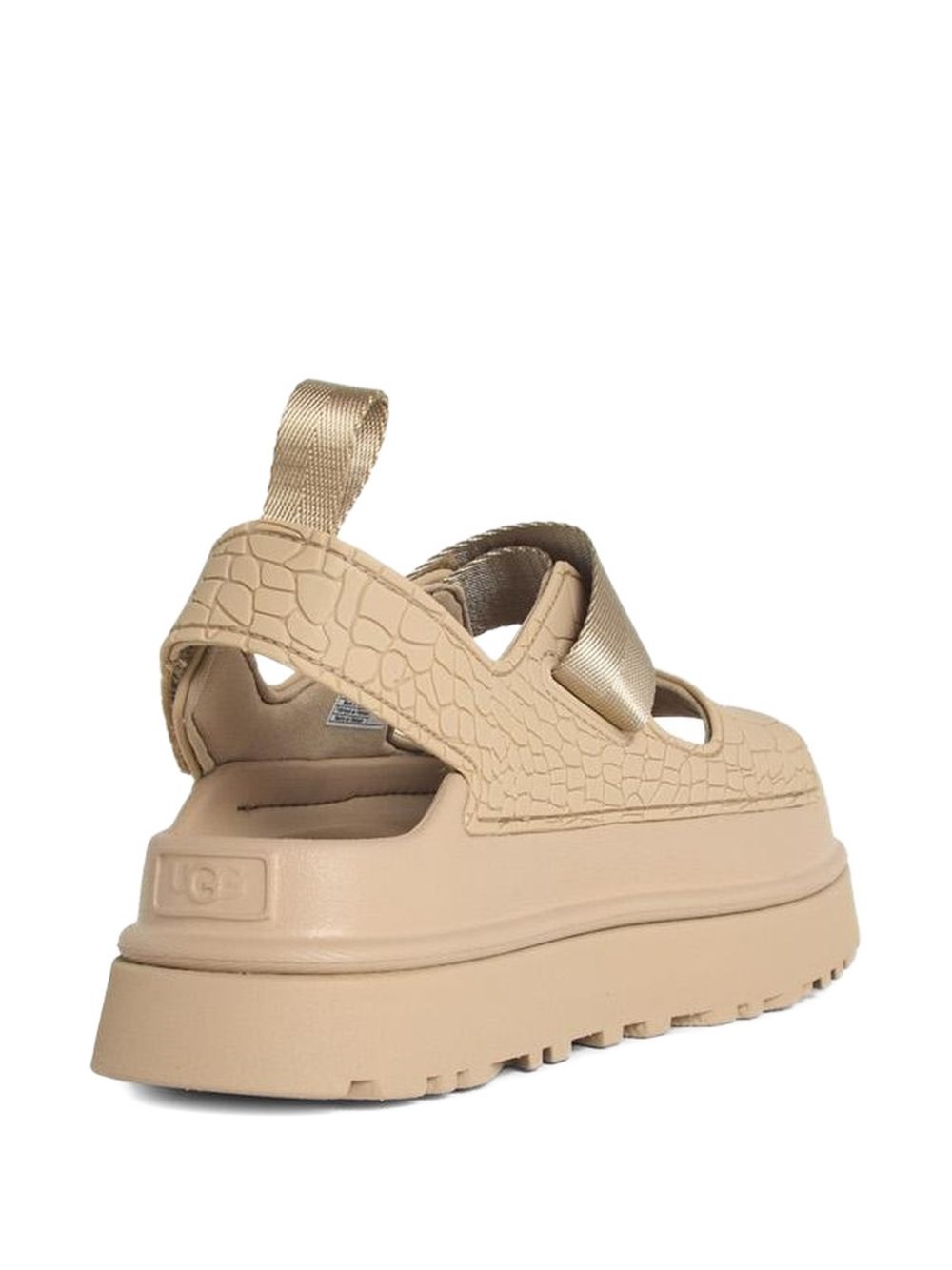 UGG Woman GoldenGlow Embossed Sandals – Outer: CALFSKIN 100% - view 2