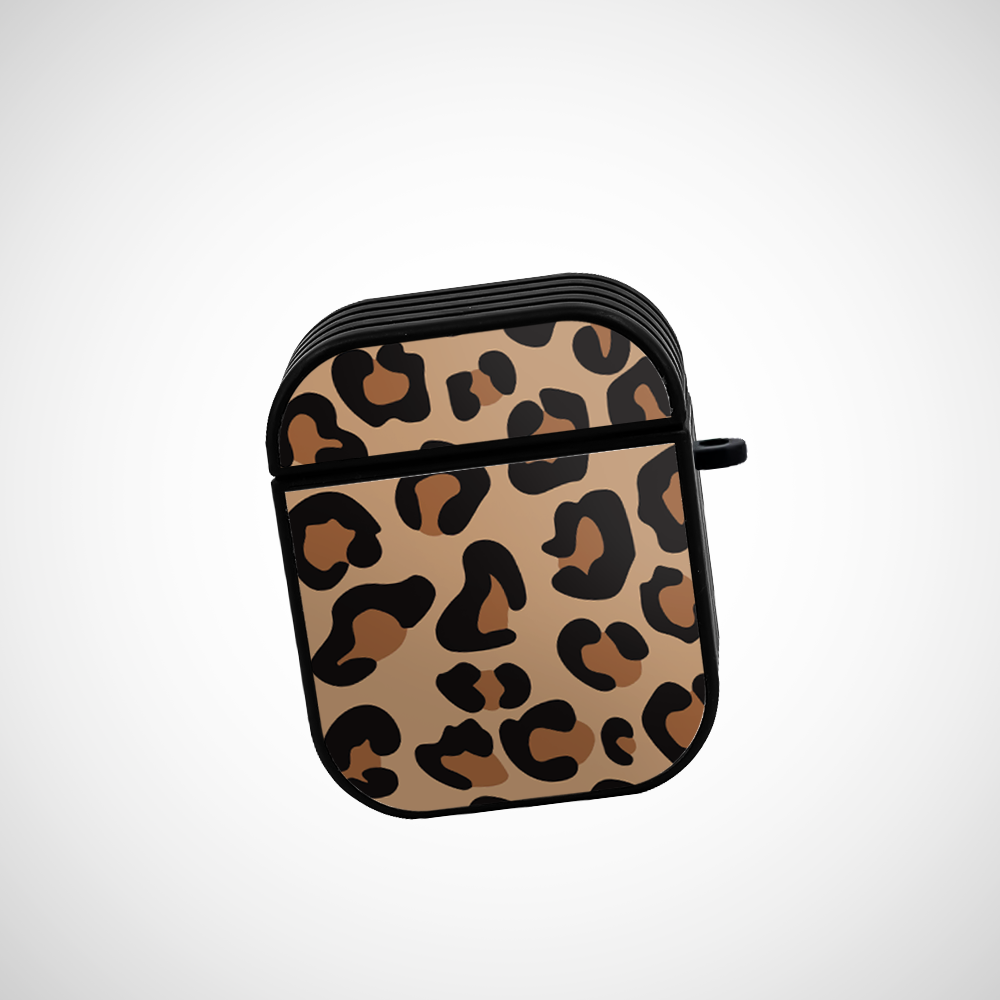 Cover It Up Brown Leopard Glass Airpods 1st Gen Case Covers