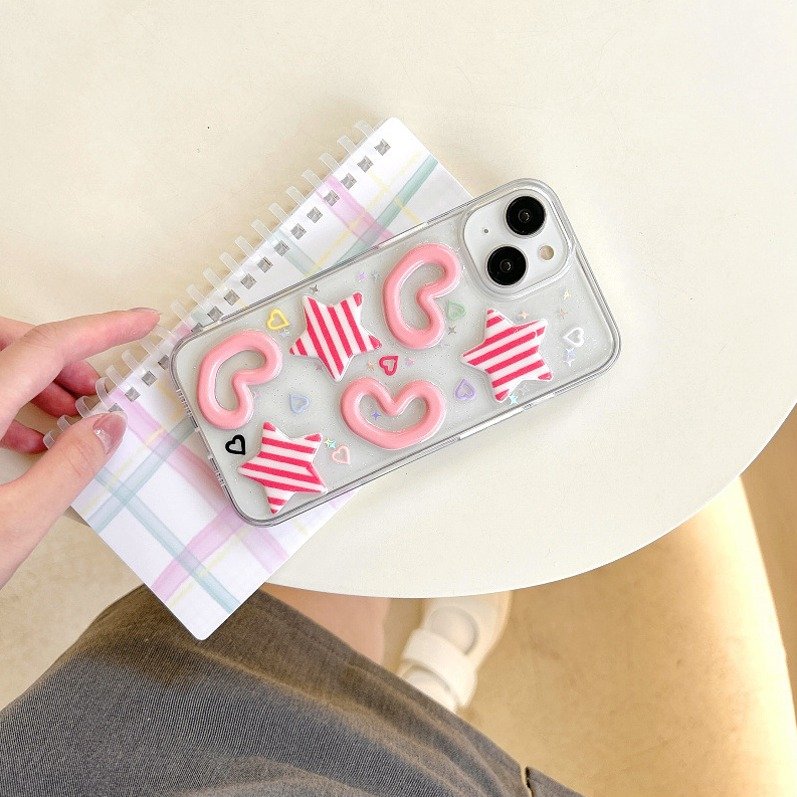Peeperly Cute Starry Hearts Case – No Color - view 2