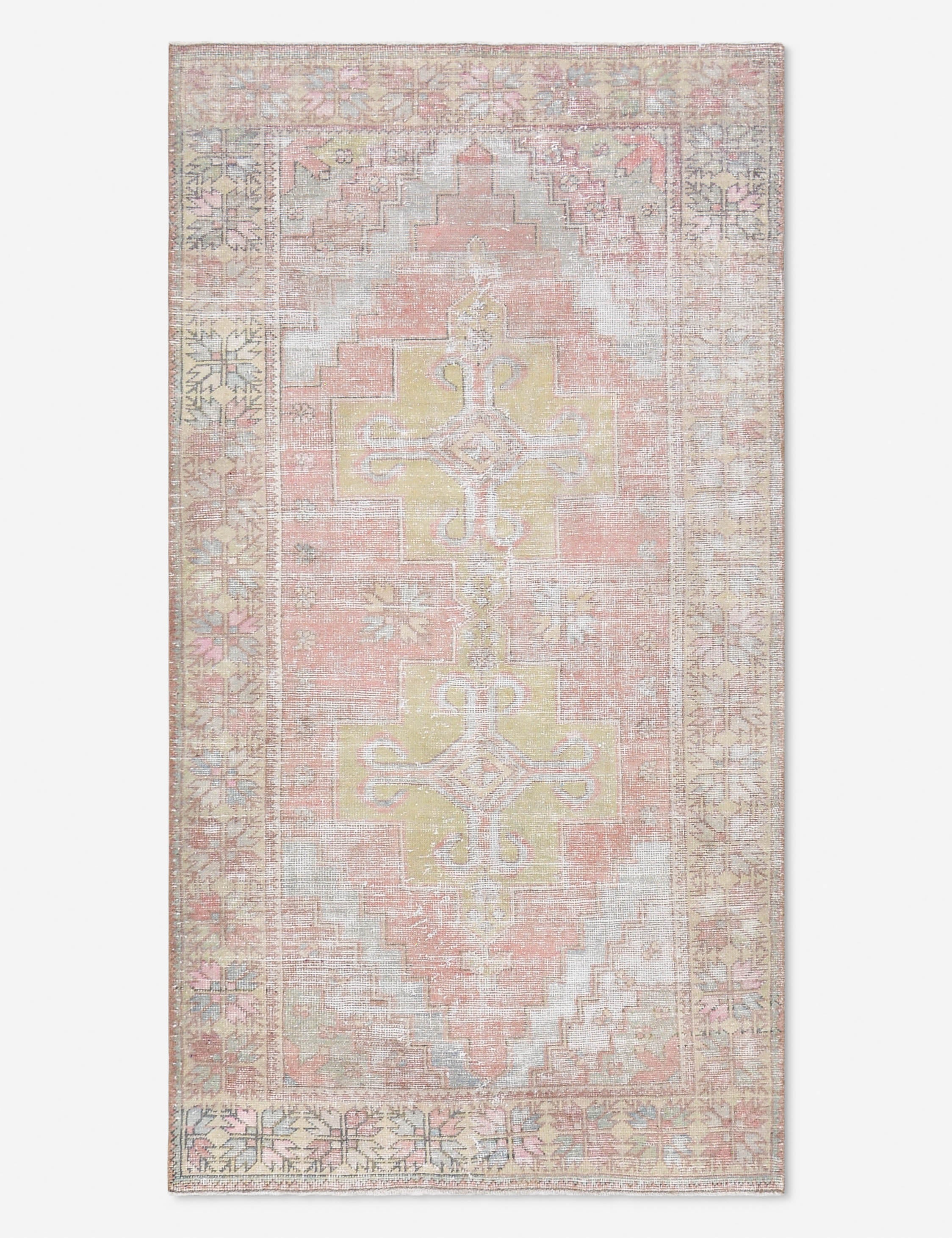Lulu and Georgia Vintage Turkish Hand-Knotted Wool Rug No. 511, 4' 5" x 8' 2"