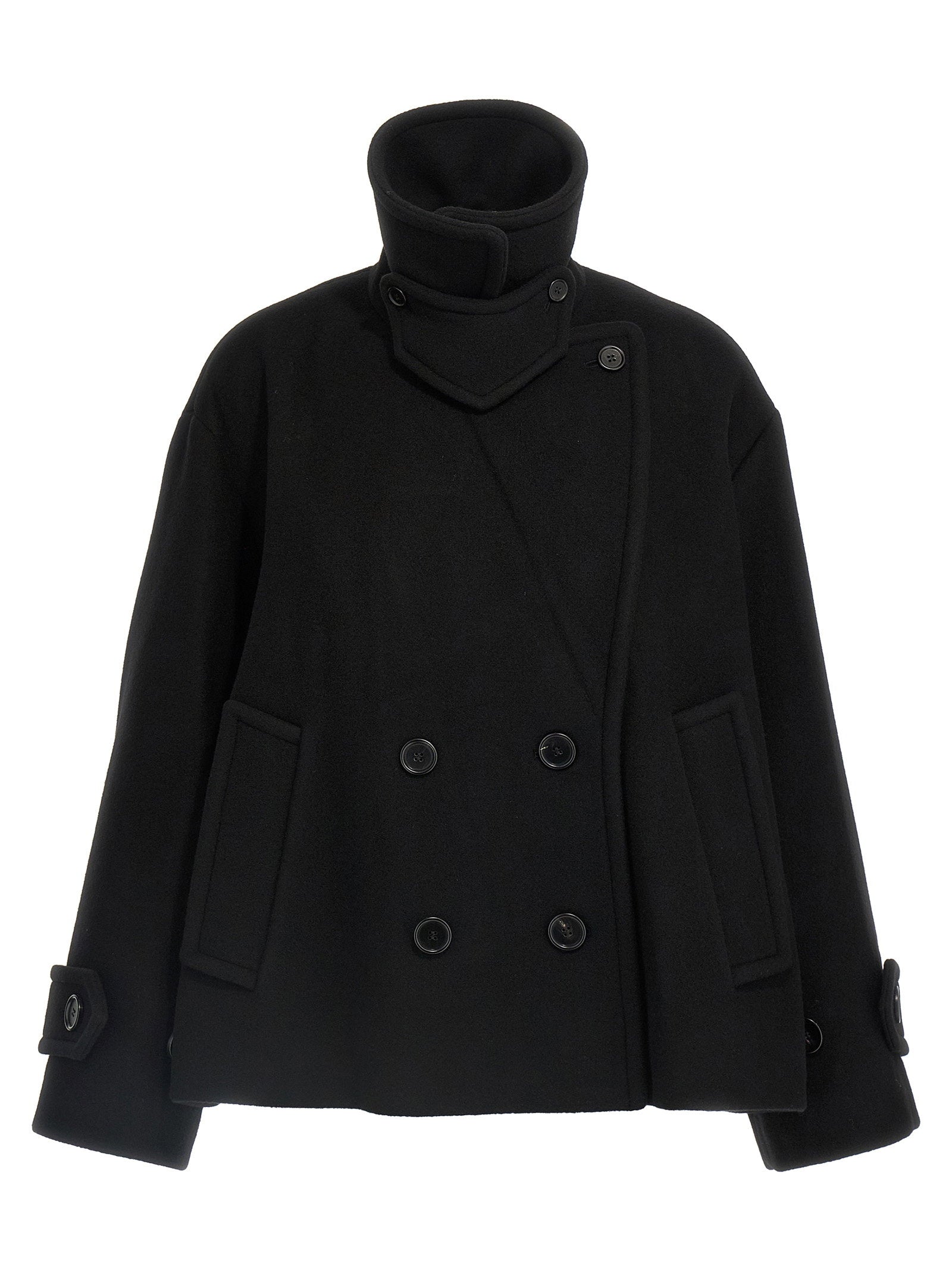 Chloé Double Breasted Wool Coat – 80% wool, 20% polyamide - view 2