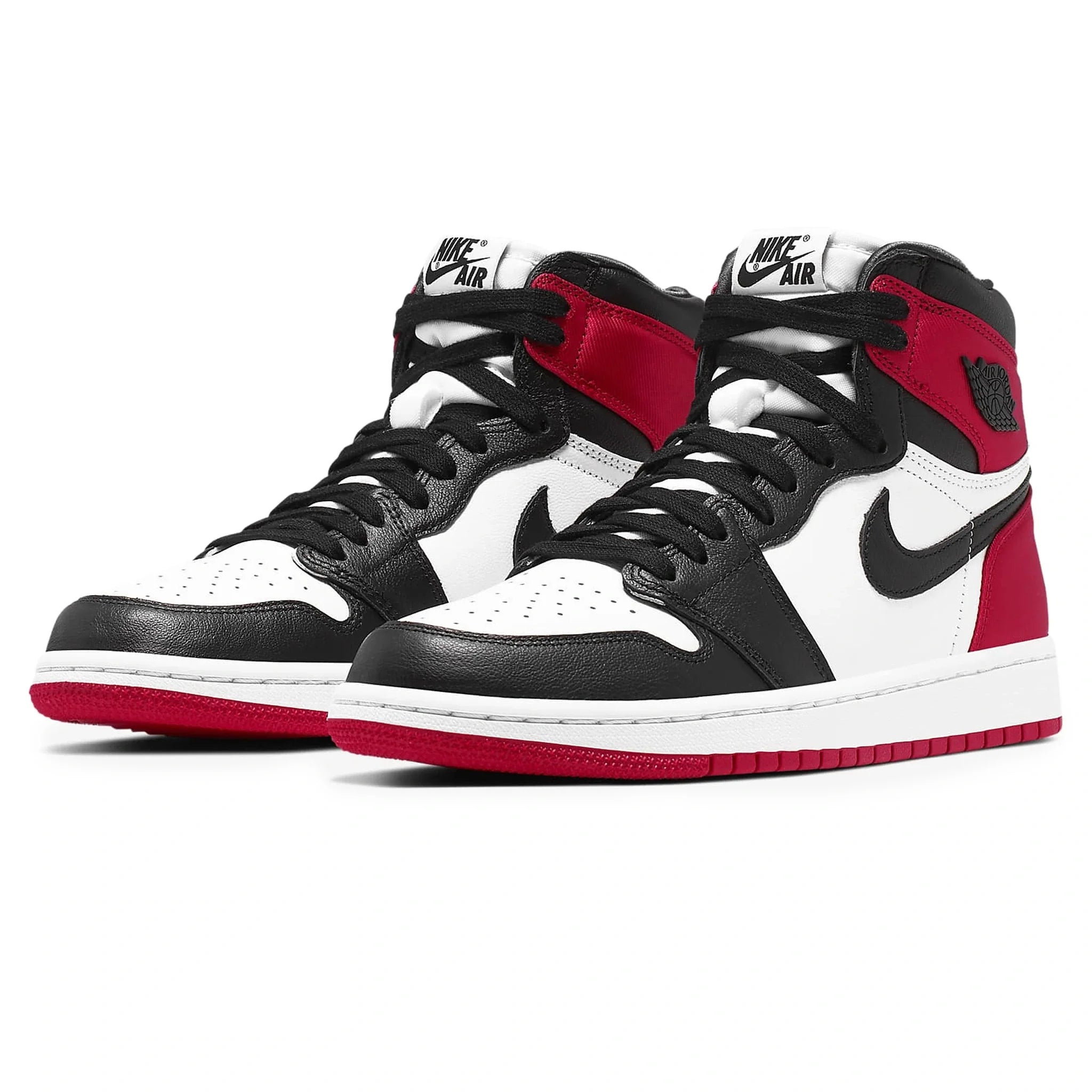 Air Jordan 1 Retro High Satin Black Toe (W) – Red - view 2