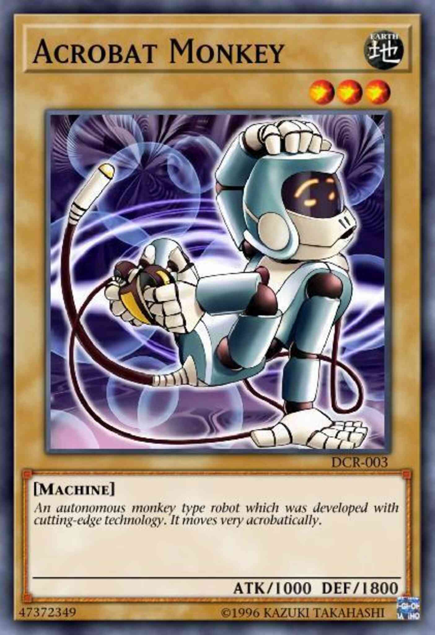 Yu-Gi-Oh! Acrobat Monkey - YSDS-EN004 - Common - 1st Edition