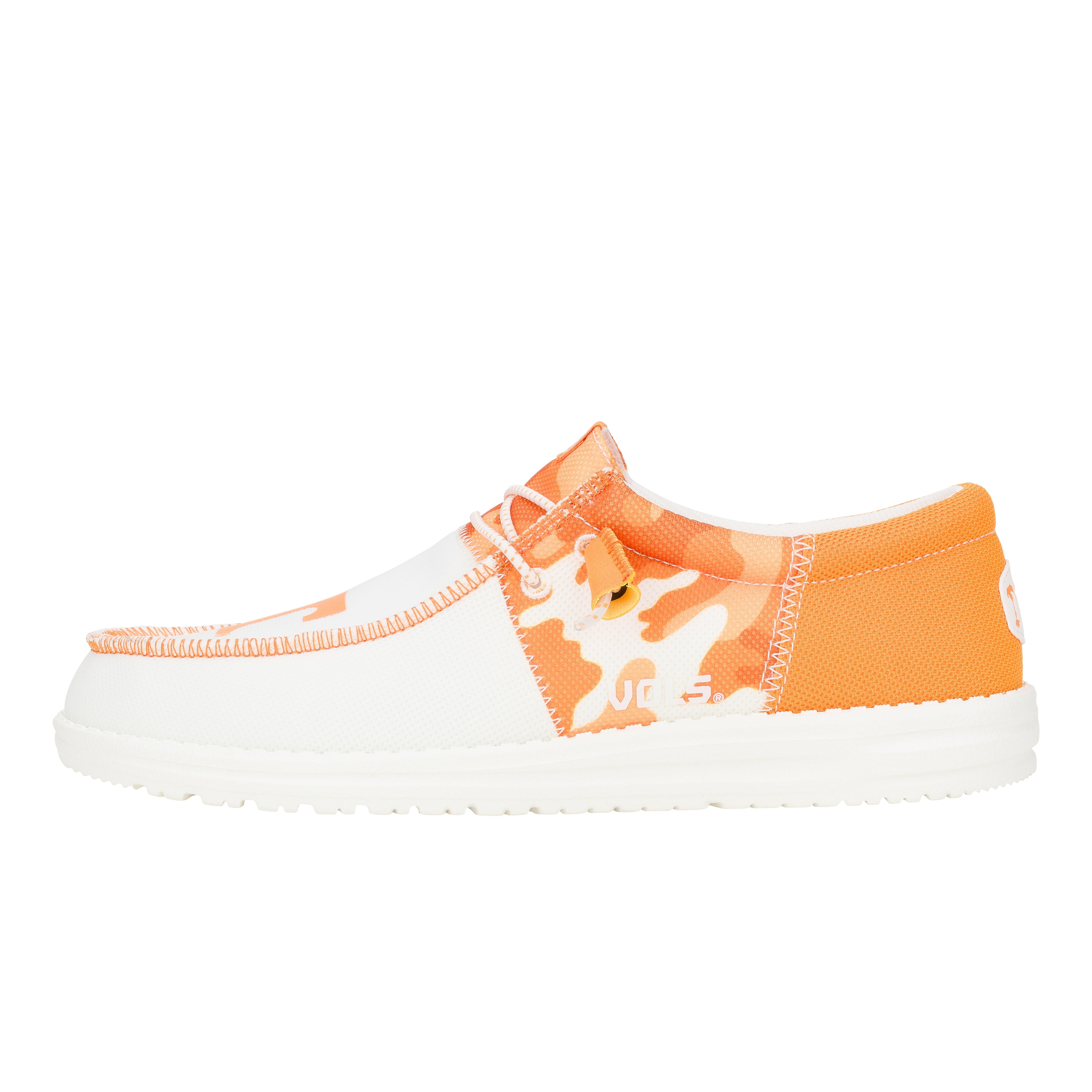 HEYDUDE shoes Men's Wally Tri Tennessee - Tennessee Orange/White