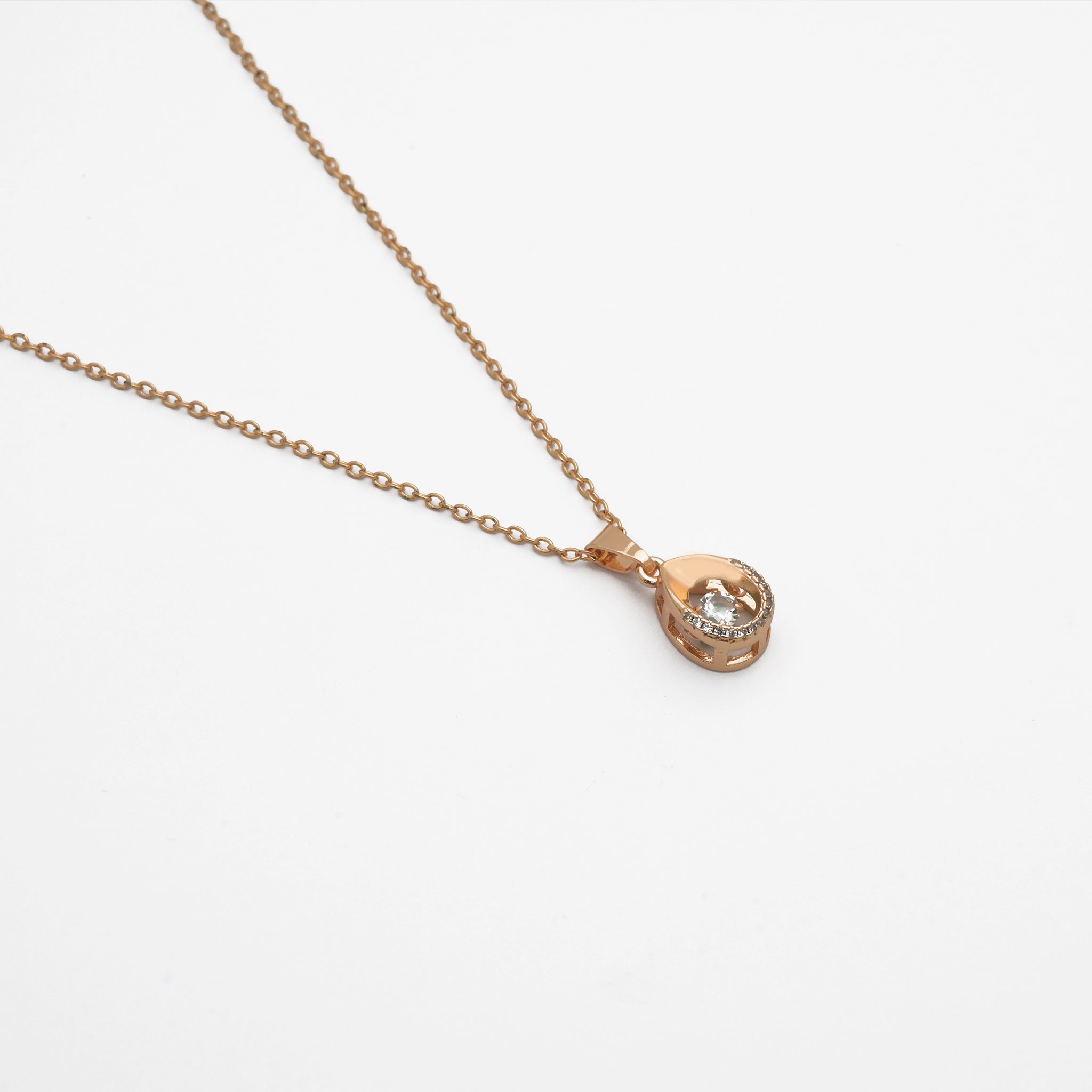 Branta Dancing Diamond Pendant Necklace For Women - view 2