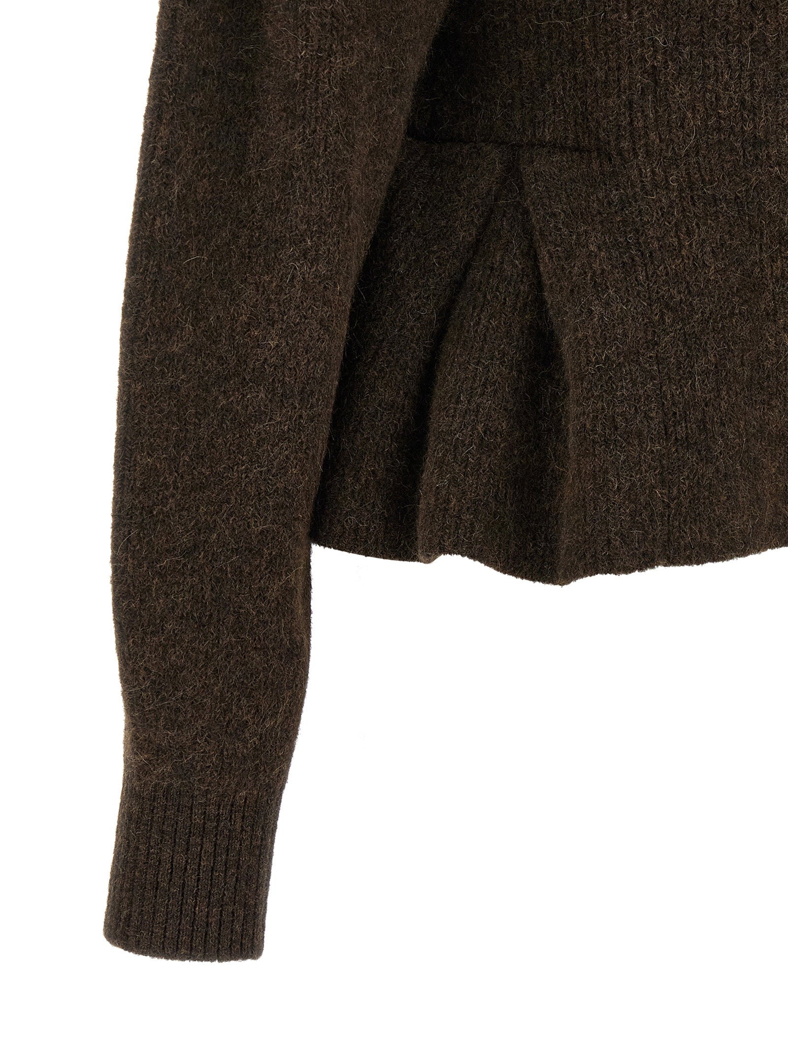 Rotate Birger Christensen Peplum Fund Cardigan - view 4