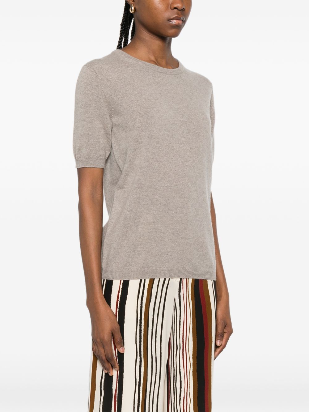 Soft Goat Cashmere crewneck sweater – Cashmere 100% - view 5
