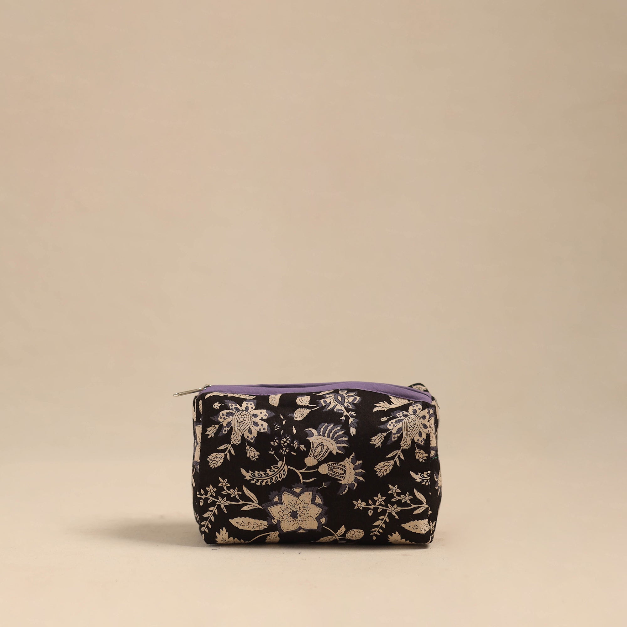 NOORI BAZAR Black - Handmade Cotton Toiletry Pouch 10