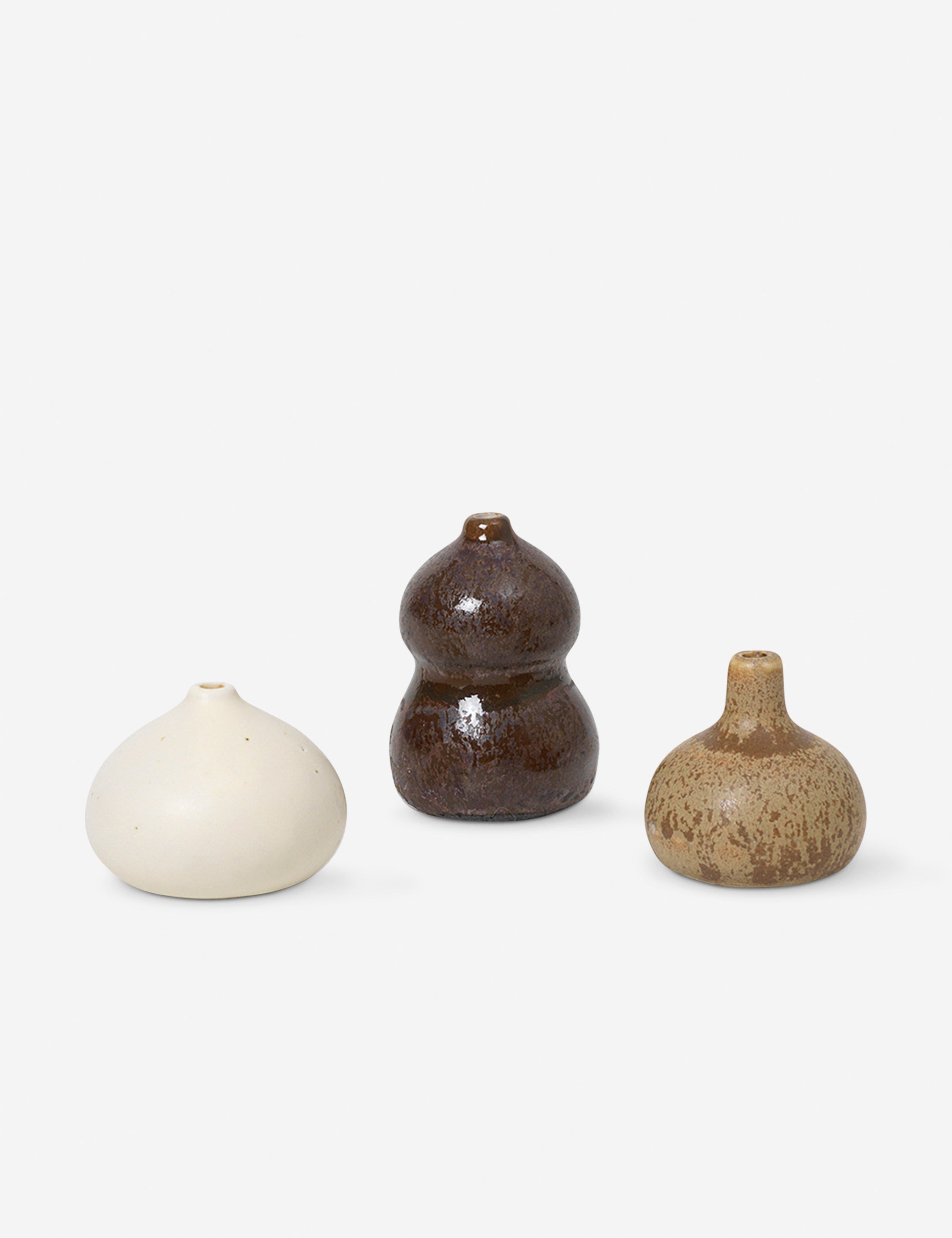 Lulu and Georgia Komo Mini Vases (Set of 3) by Ferm Living