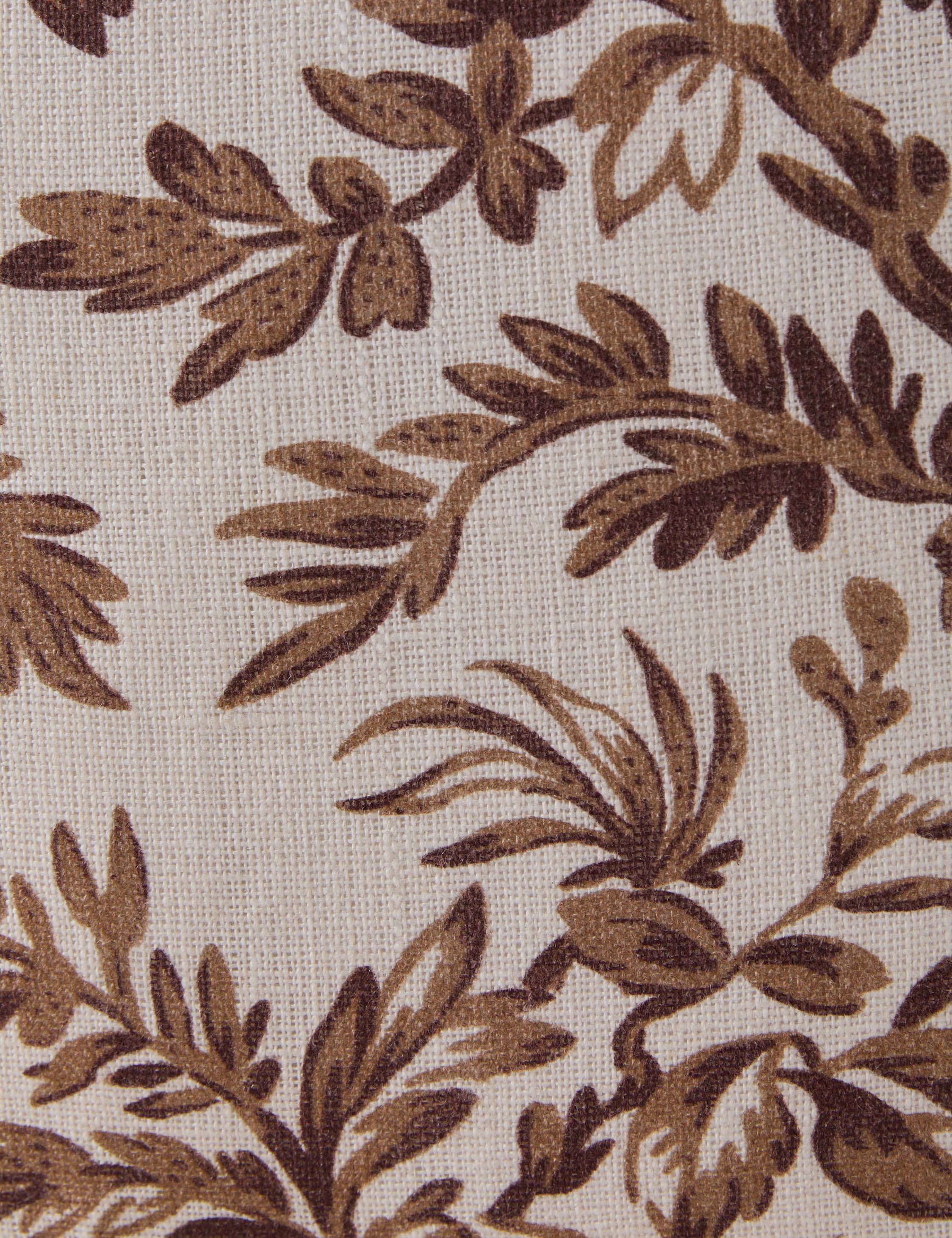 Lulu and Georgia Willemark Linen Pillow – Brown - view 6