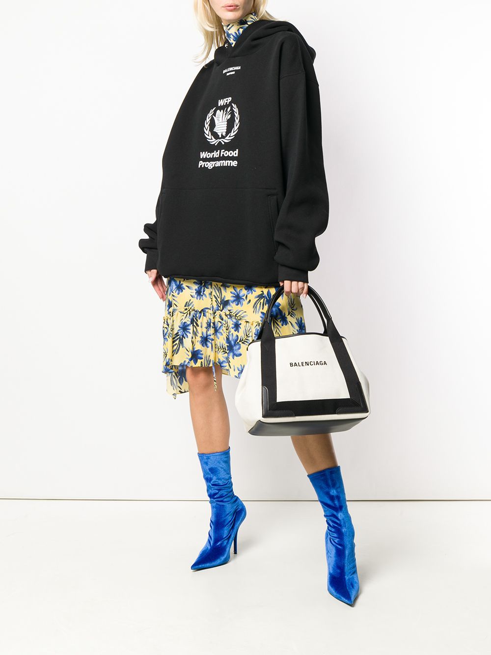 Balenciaga canvas tote with removable pouch – Outer: Cotton 100% - view 3