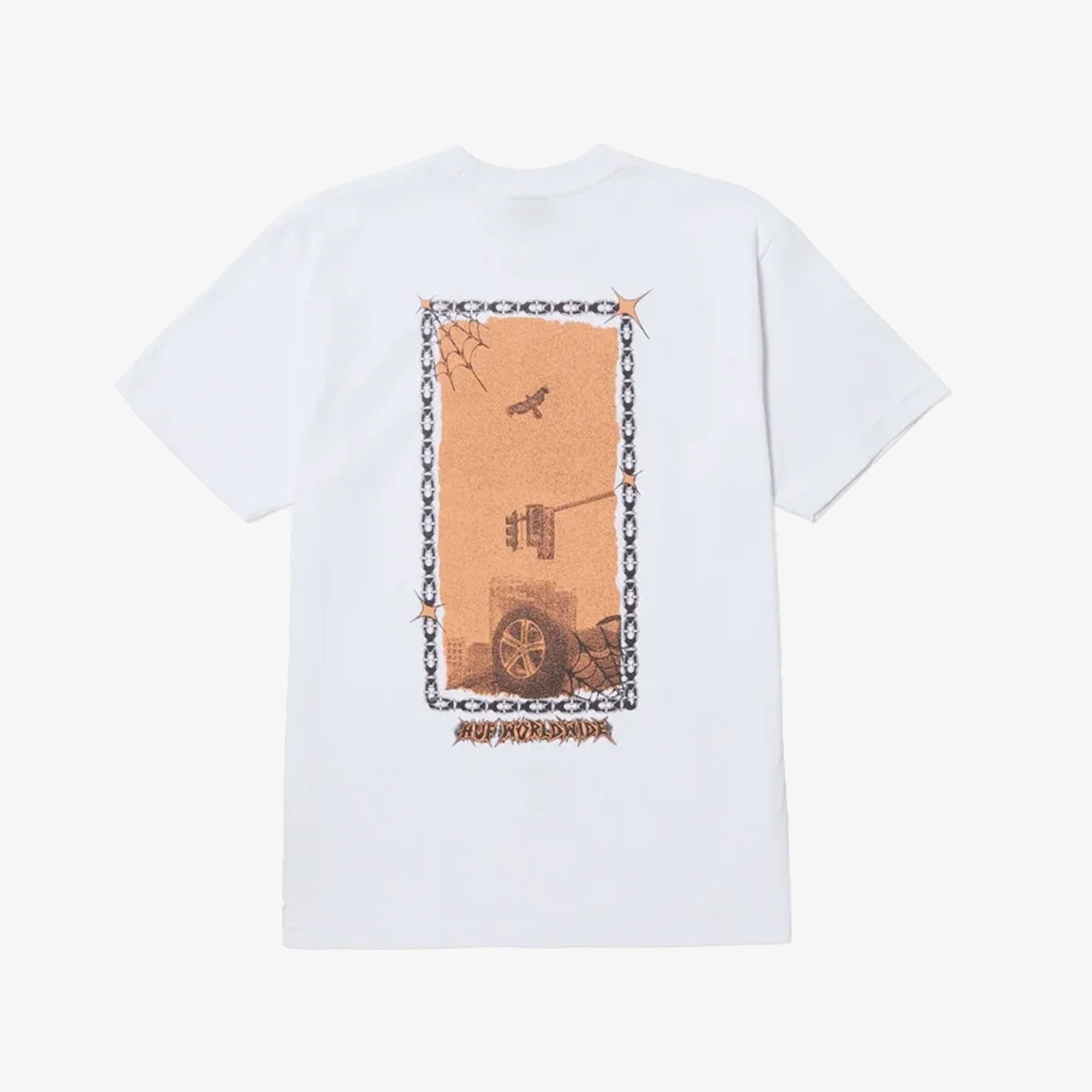 Huf | Car Club T-shirt { White - view 2