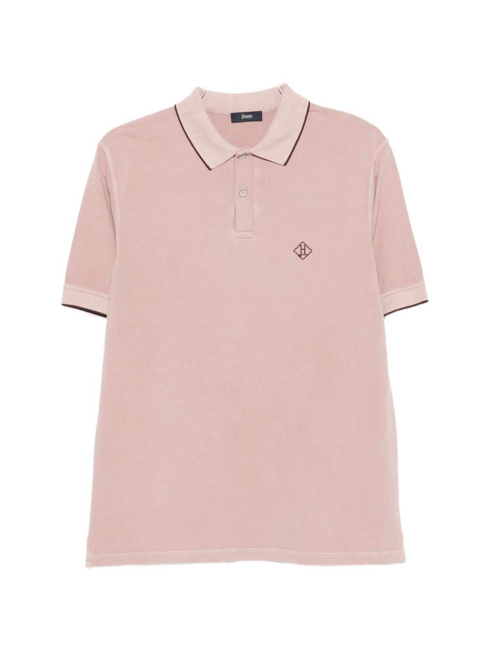Herno Logo cotton polo shirt – Cotton 100%