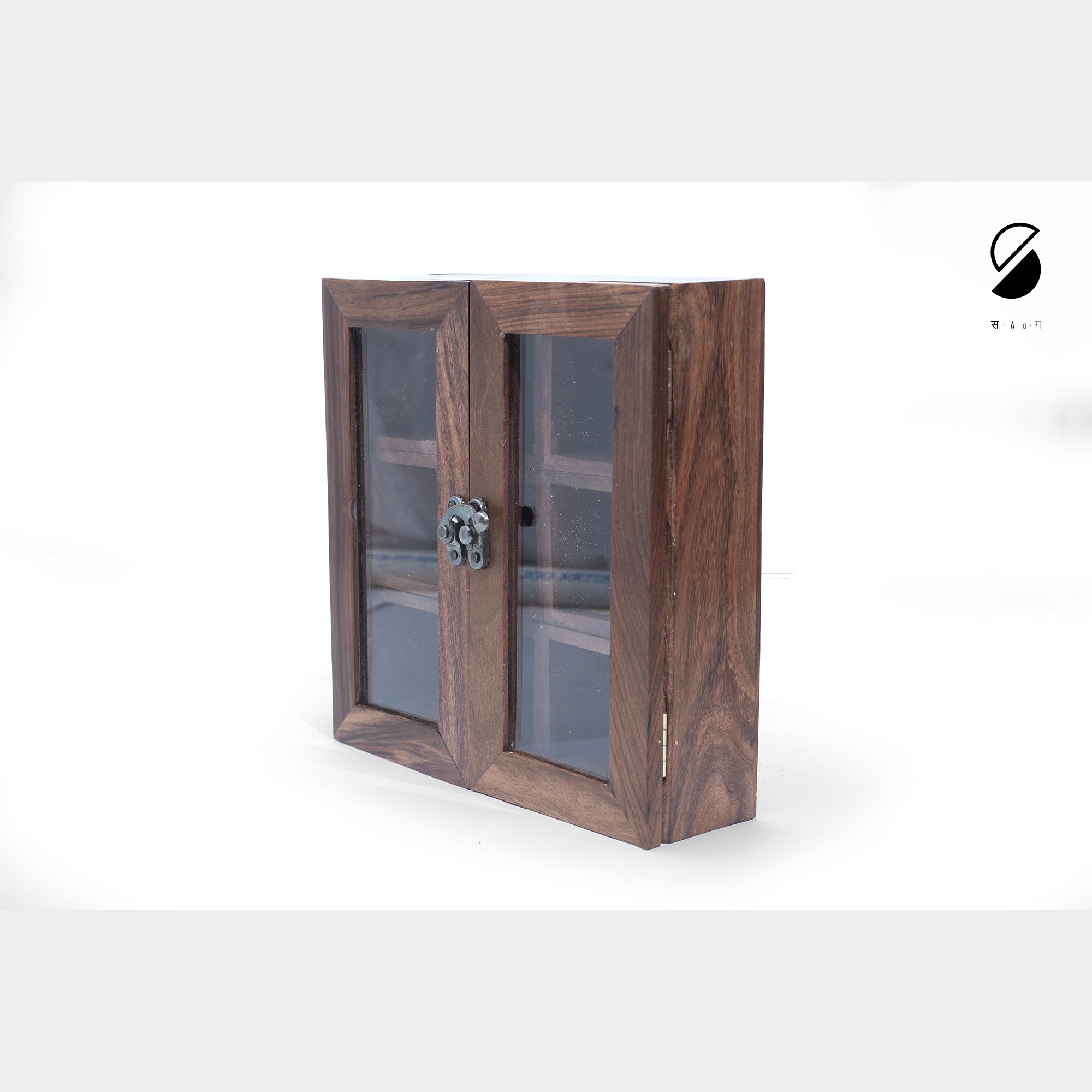 SAAG Brown - Handcrafted Wooden Spice Box - view 5