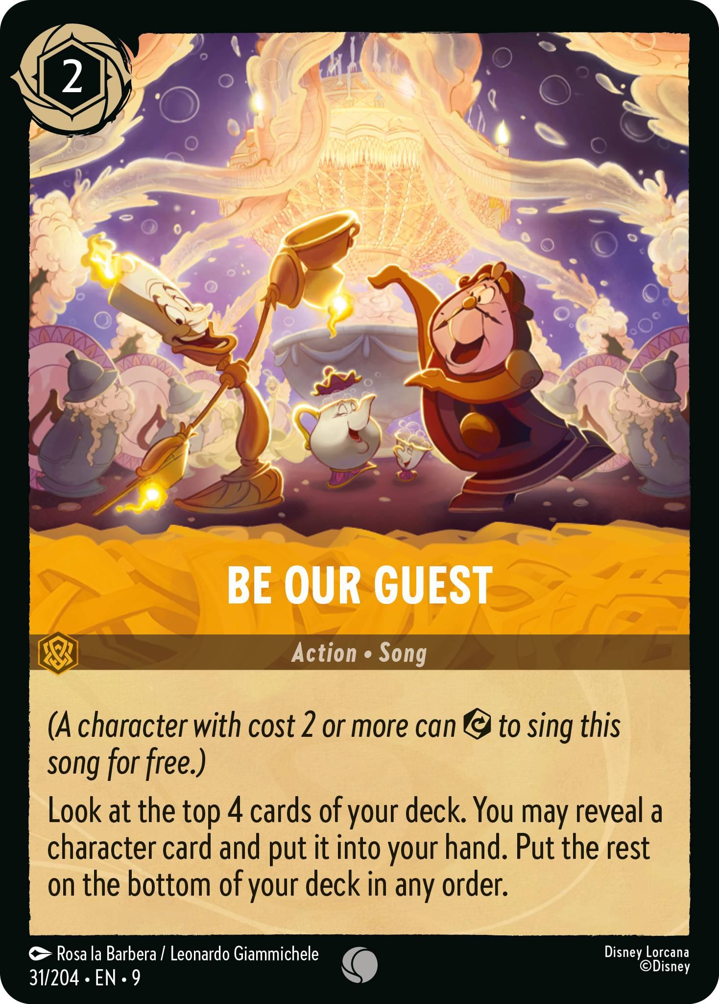 Lorcana Be Our Guest - 31/204 [Fabled] [Non-Foil]