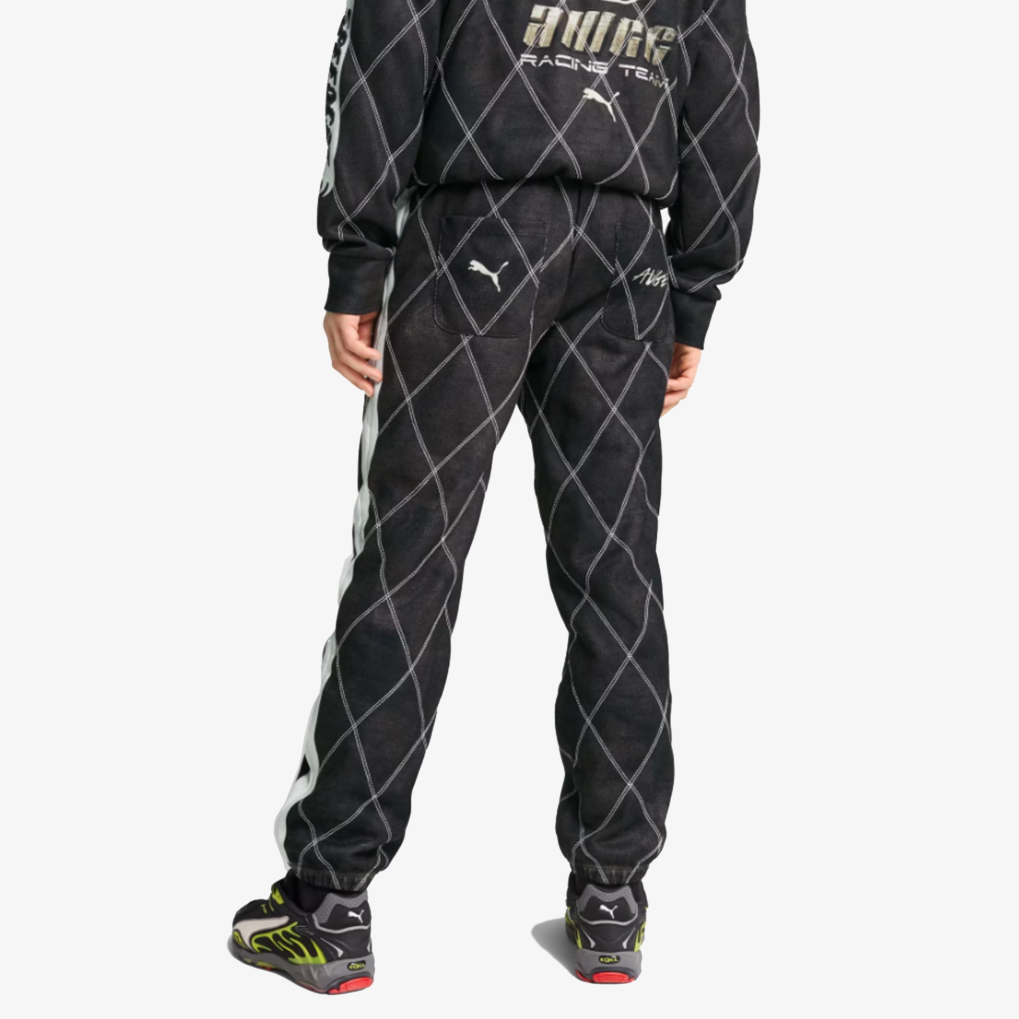 Puma |x A$ap Rocky Distressed Sweatpants { Puma Black - view 2