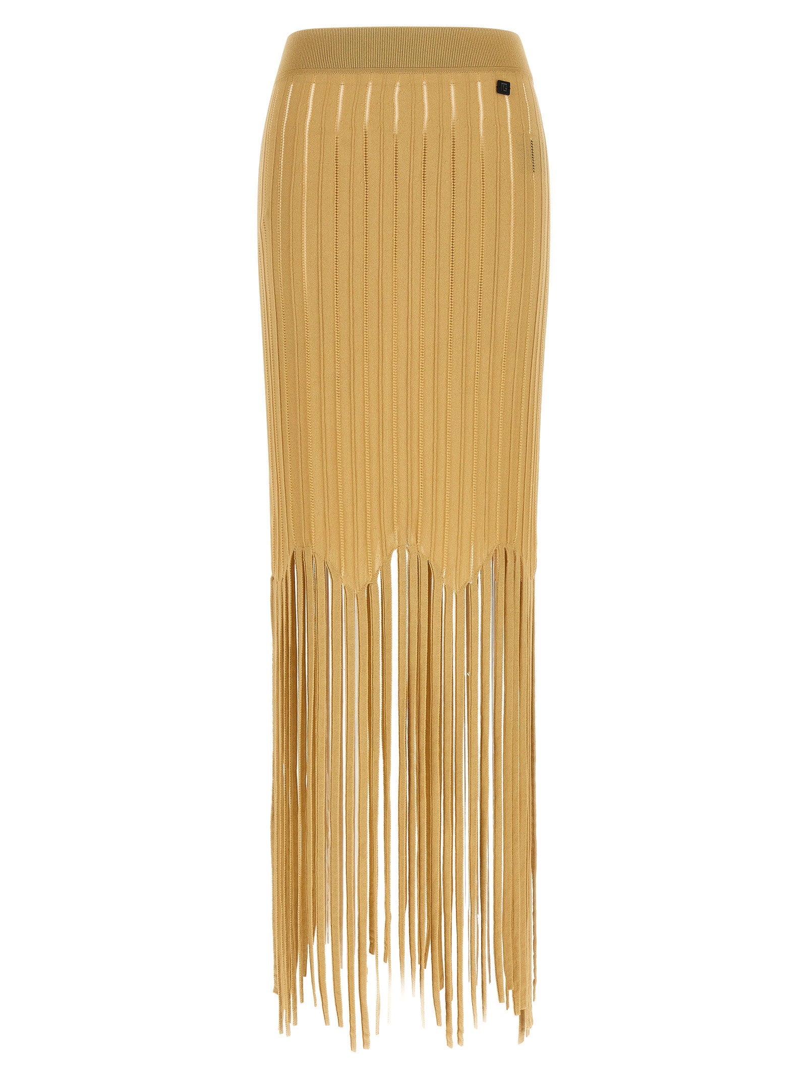 Balmain Fringed Skirt