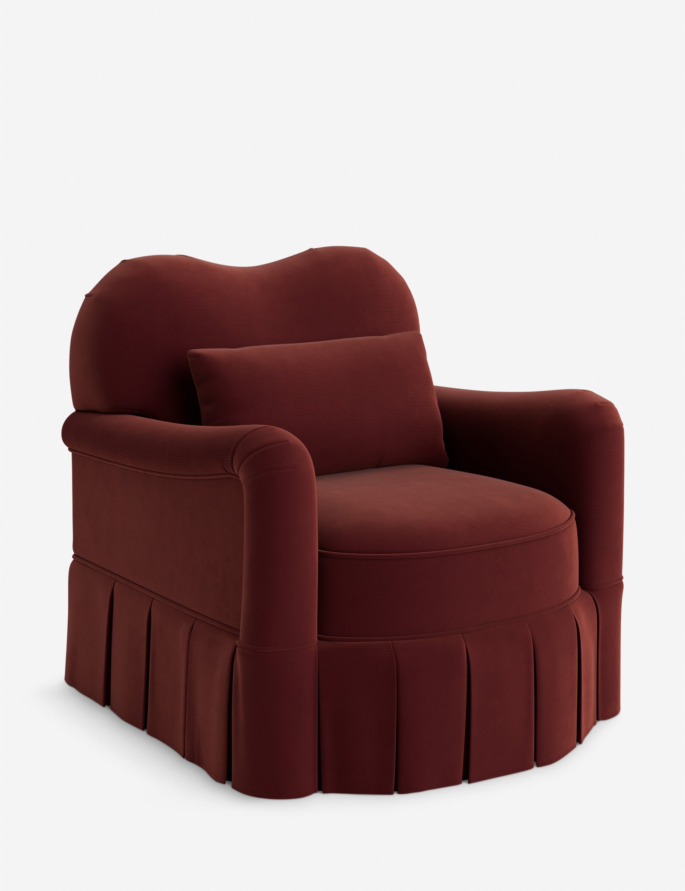 Lulu and Georgia Middleton Skirted Accent Chair by Ginny Macdonald - view 61