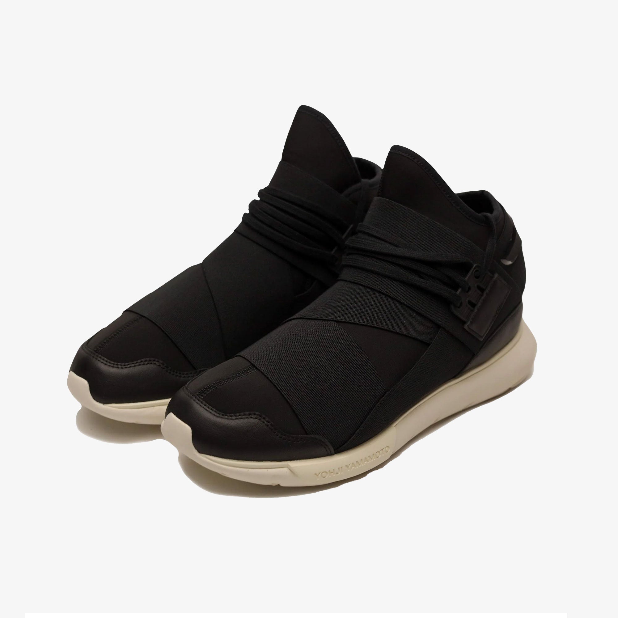 Y-3 | Qasa { Black/black/off White - view 2