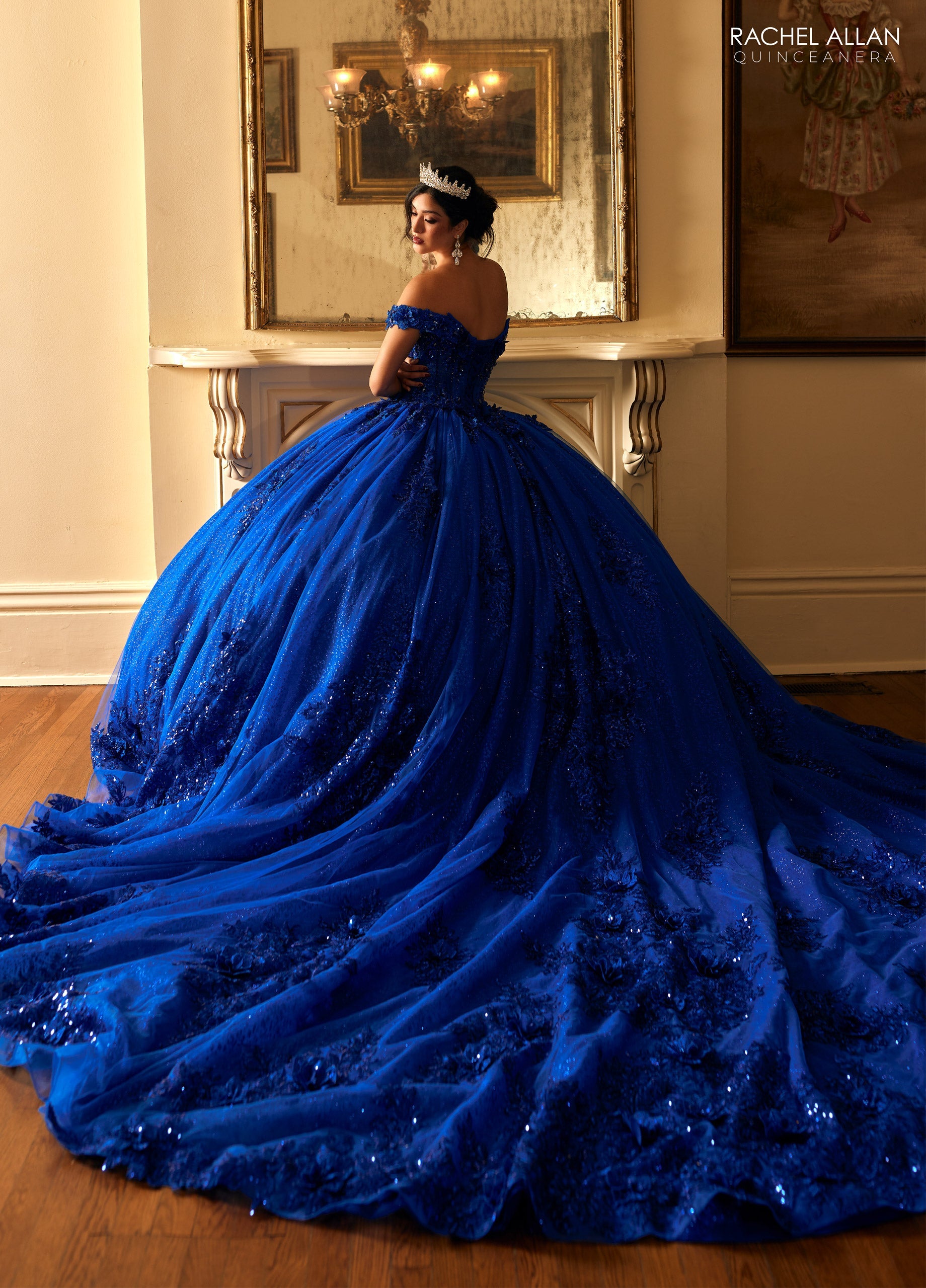 Mary's Bridal Off Shoulder Quinceanera Dress by Rachel Allan RQ2215 - view 5