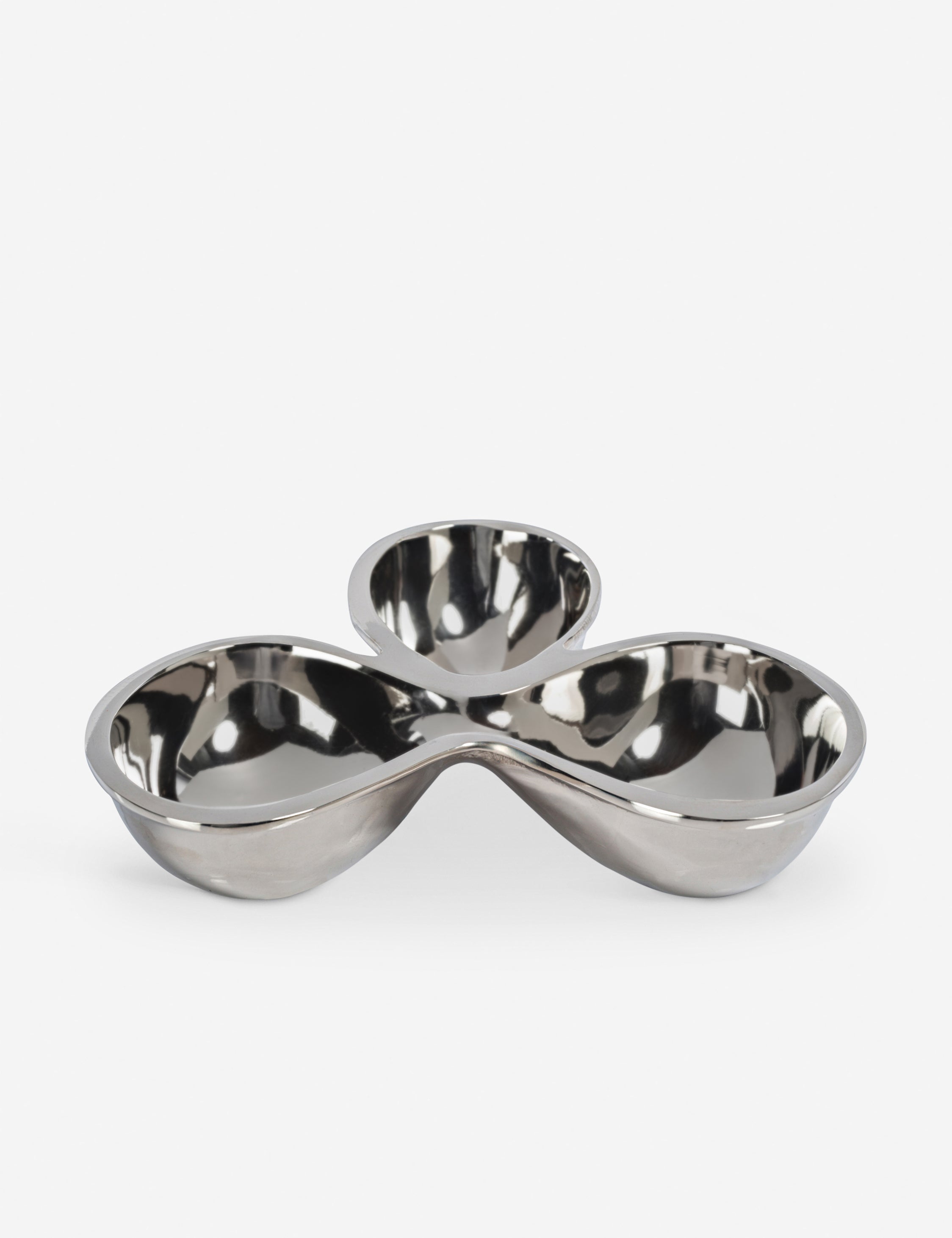 Lulu and Georgia Canton Divided Serving Bowl – Polished Nickel