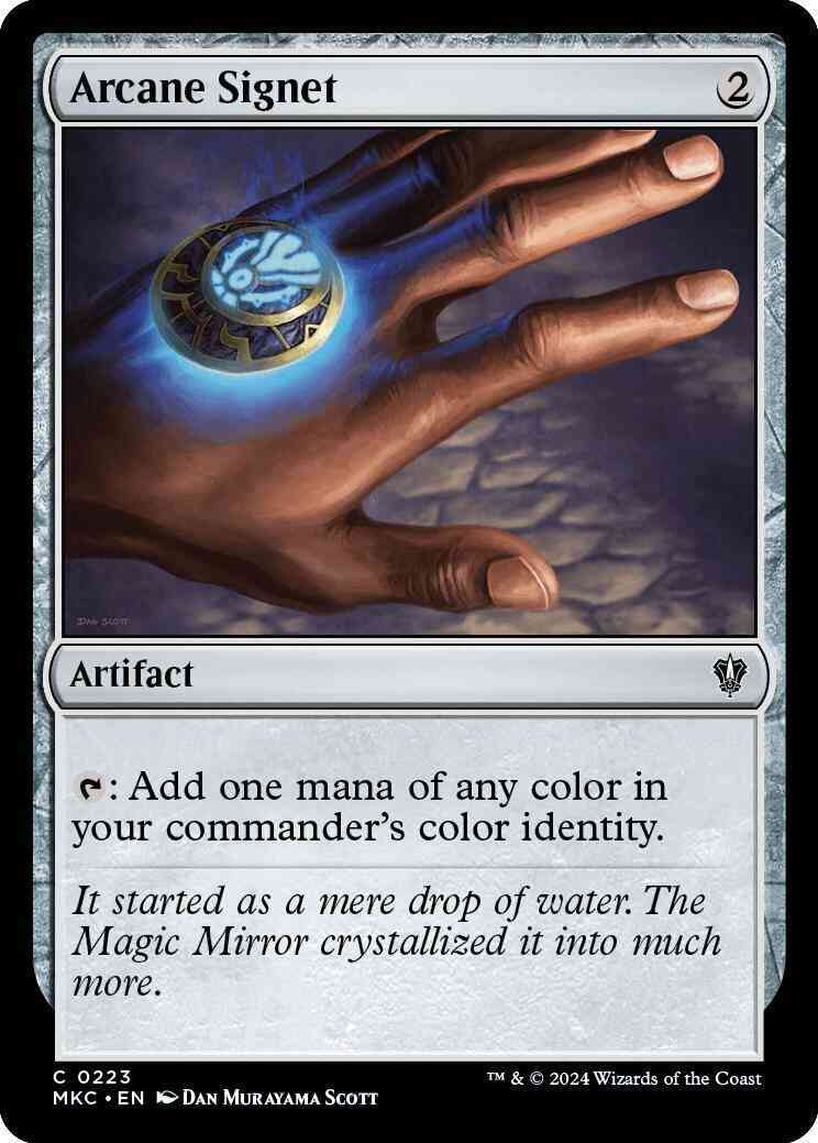 Arcane signet 223 – Magic Arcane Signet [223] [Murders at Karlov Manor: Commander] [Non-Foil]