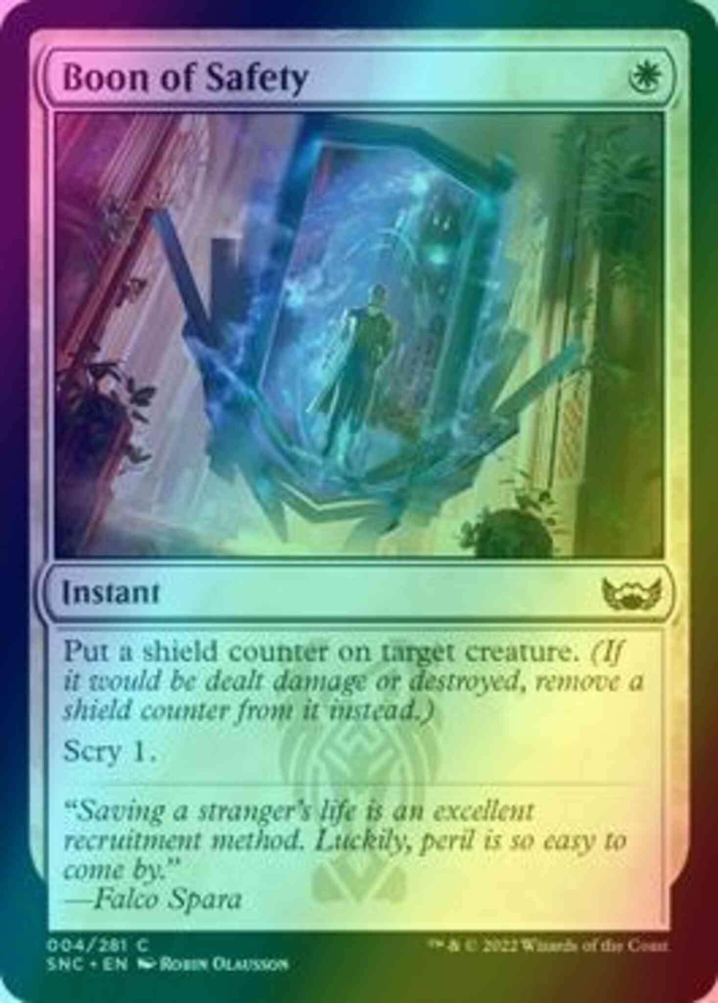 Magic Boon of Safety [4] [Streets of New Capenna] [Foil]