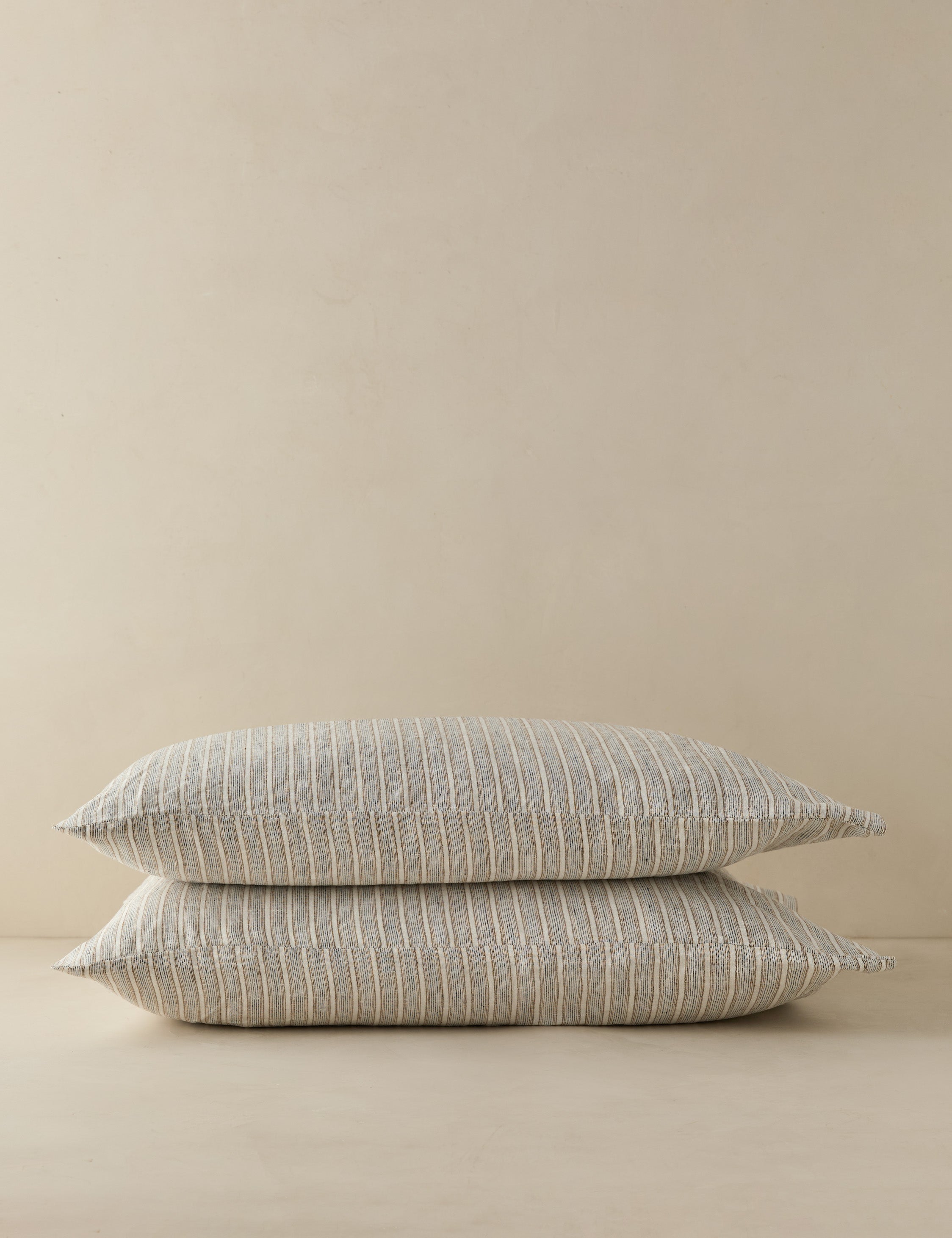 Lulu and Georgia Eadlin Striped European Flax Linen® Pillowcase Set