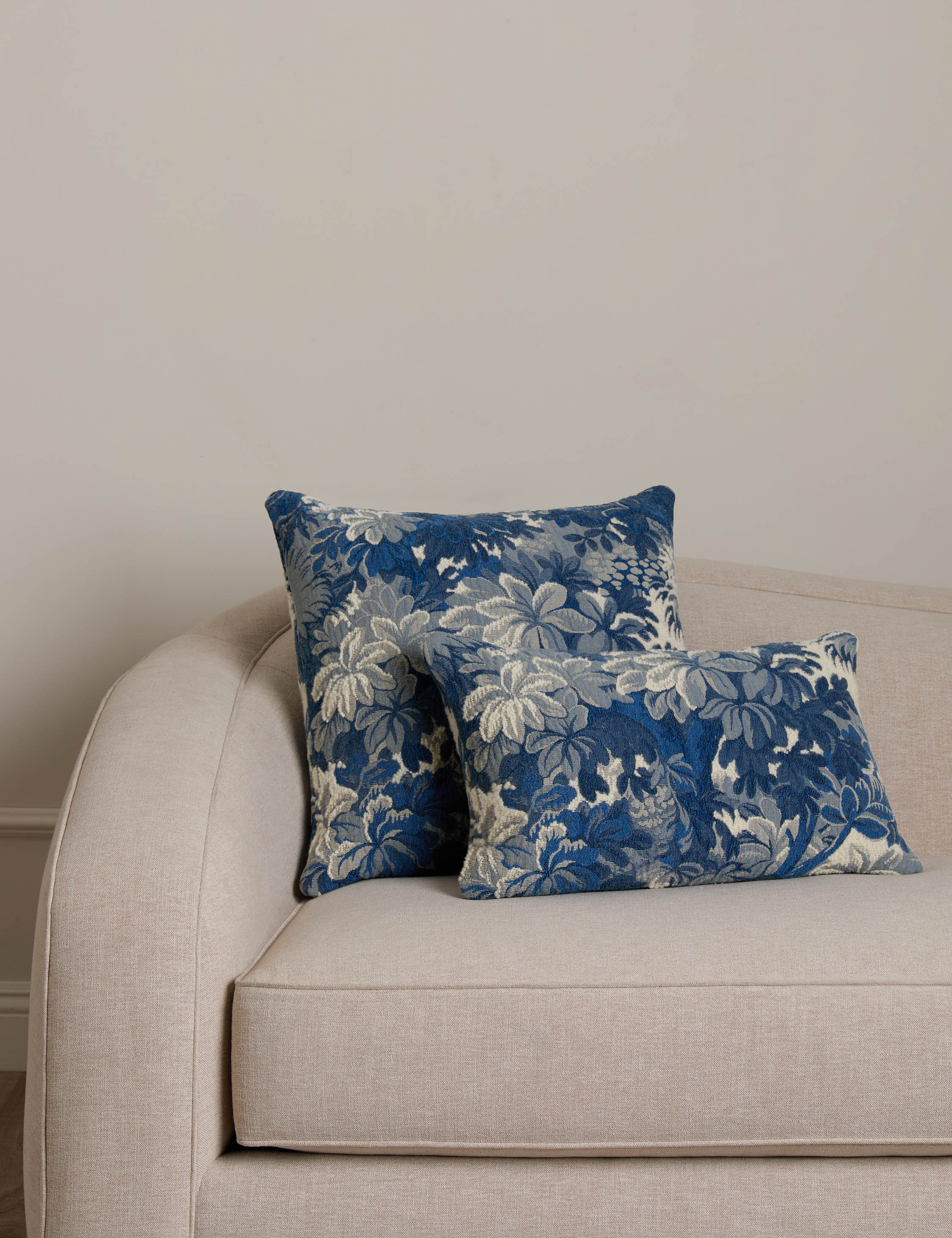 Lulu and Georgia Ridge Edge Pillow by Scalamandre