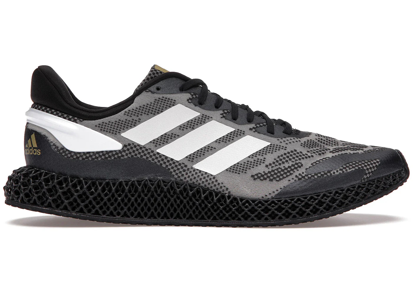 adidas 4D Run 1.0 Core Black Cloud White - view 2