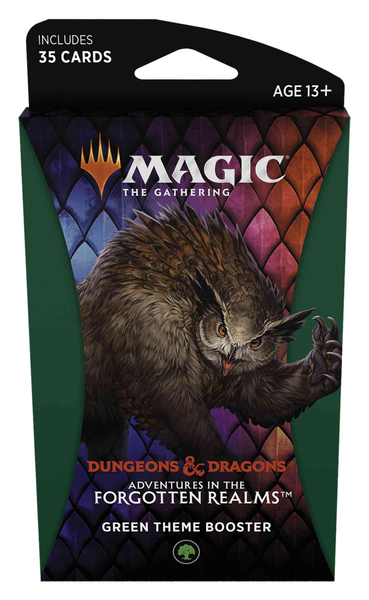 Magic Adventures In The Forgotten Realms Theme Booster - Green