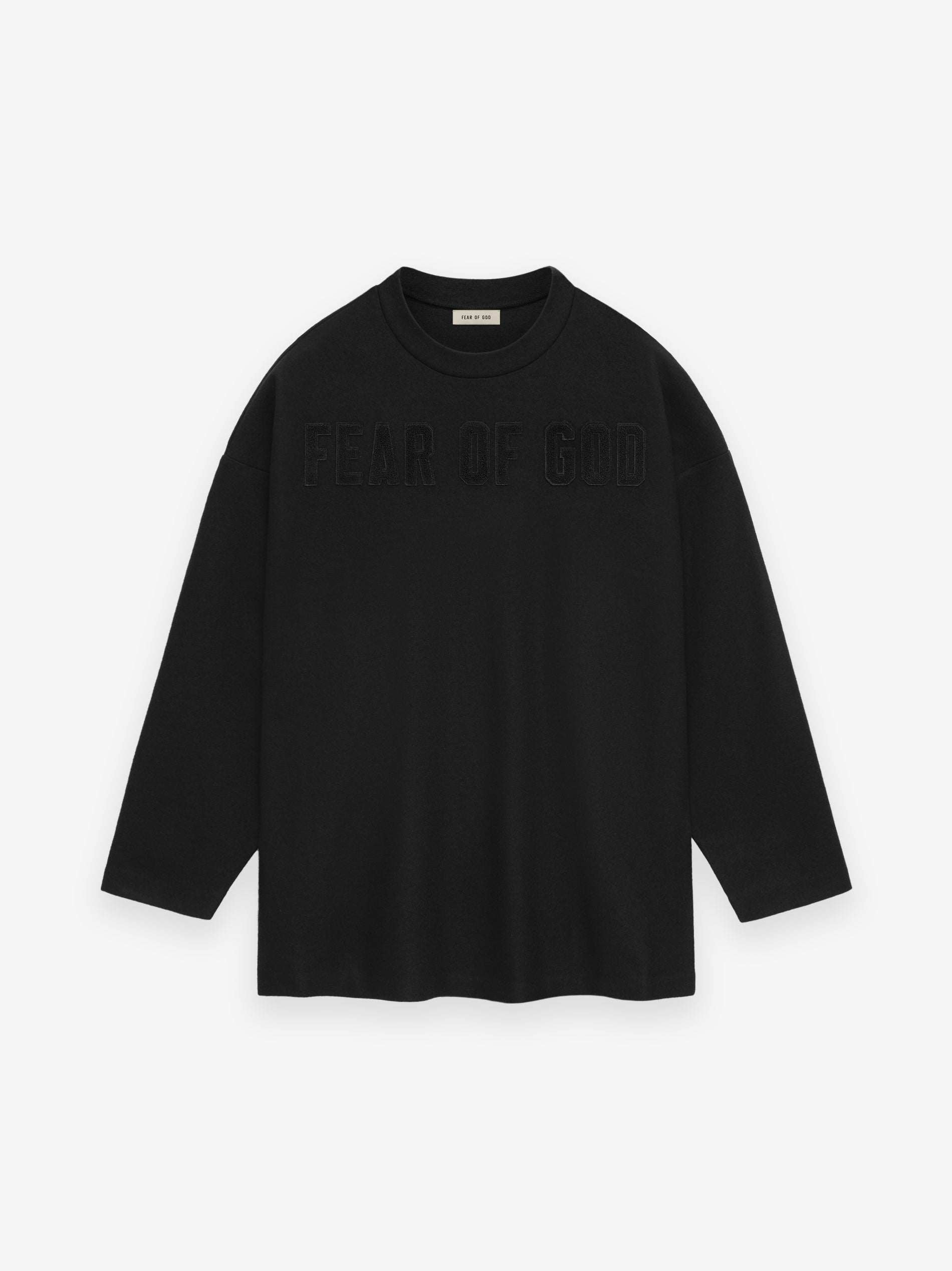 Fear of God Merino Logo Patch Long Sleeve Tee