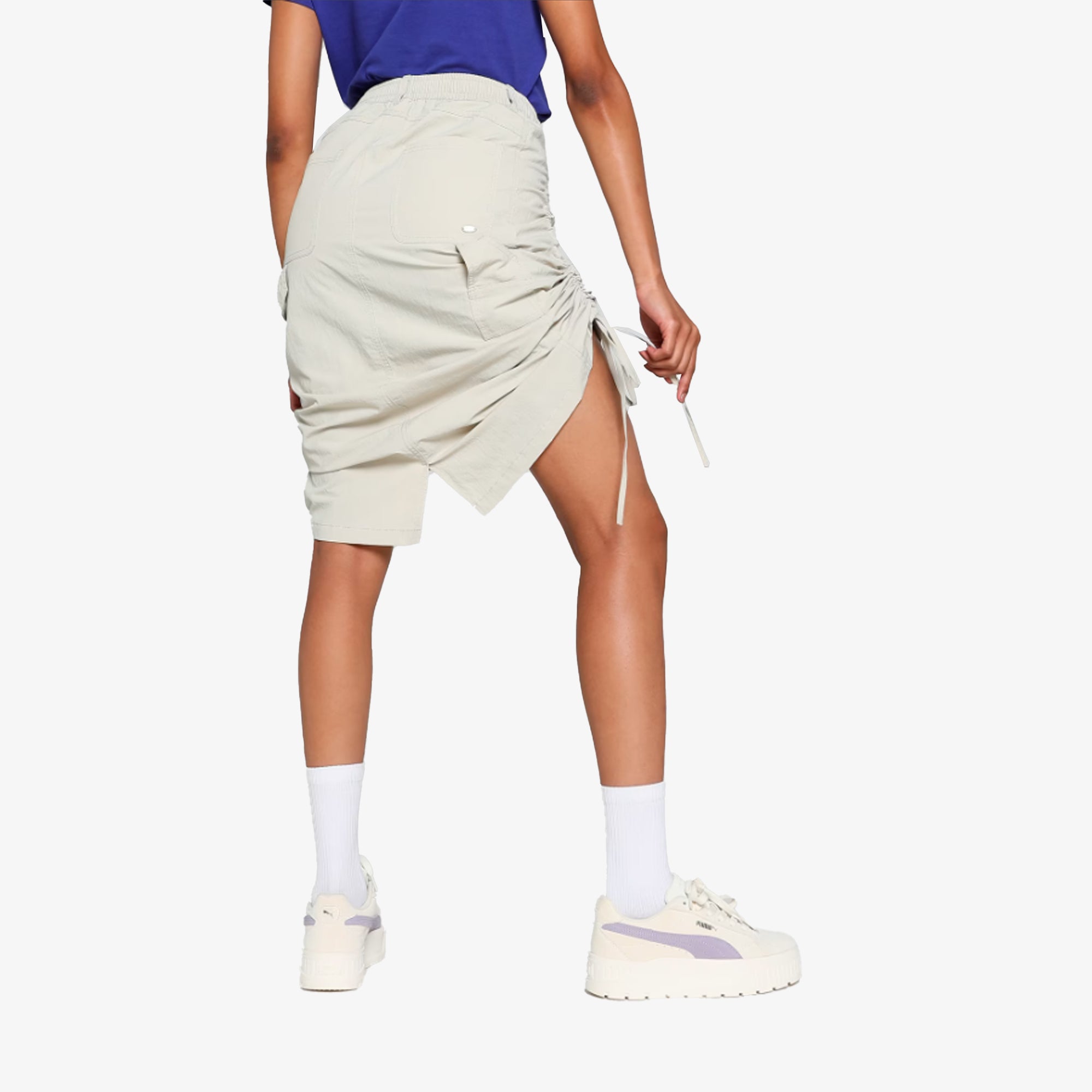 Puma | YONA RELAXED FIT CARGO SKIRT { DESERT DUST - view 2
