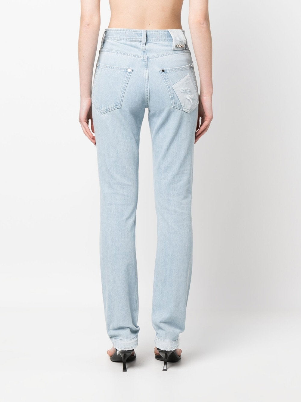 032C Patchwork organic cotton jeans – 100% Organic Cotton - view 5