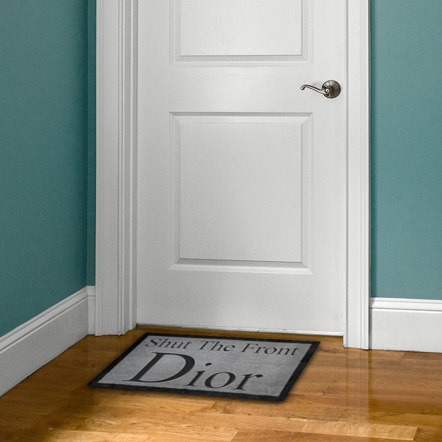 Project Crepslocker Dior Shut The Front Dior Light Grey Doormat 70x40cm