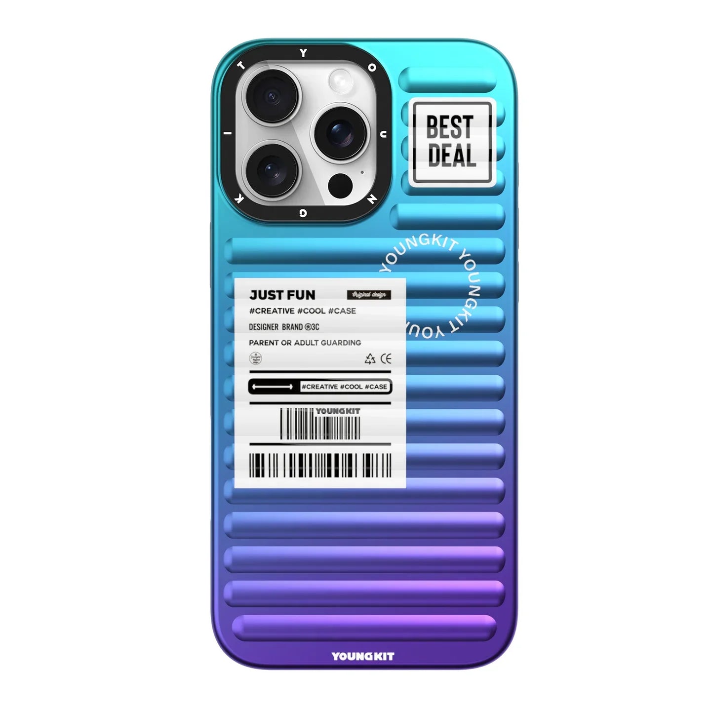 MX YOUNGKIT Serenity Gradient Spectrum Case - iPhone - view 3
