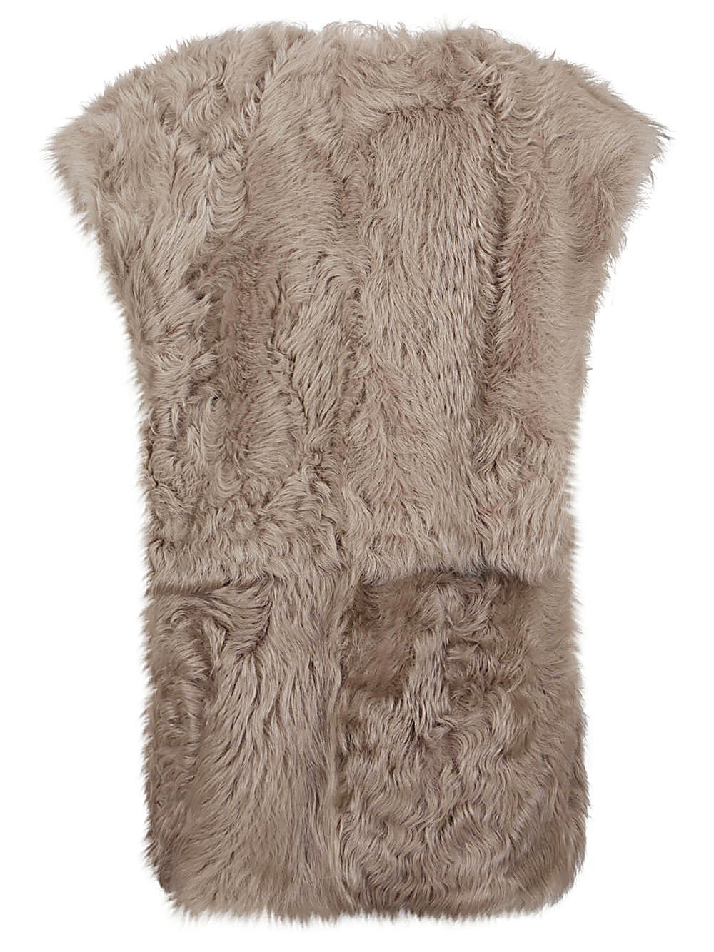 Enes Sleeveless fur coat – LEATHER 100% - view 2