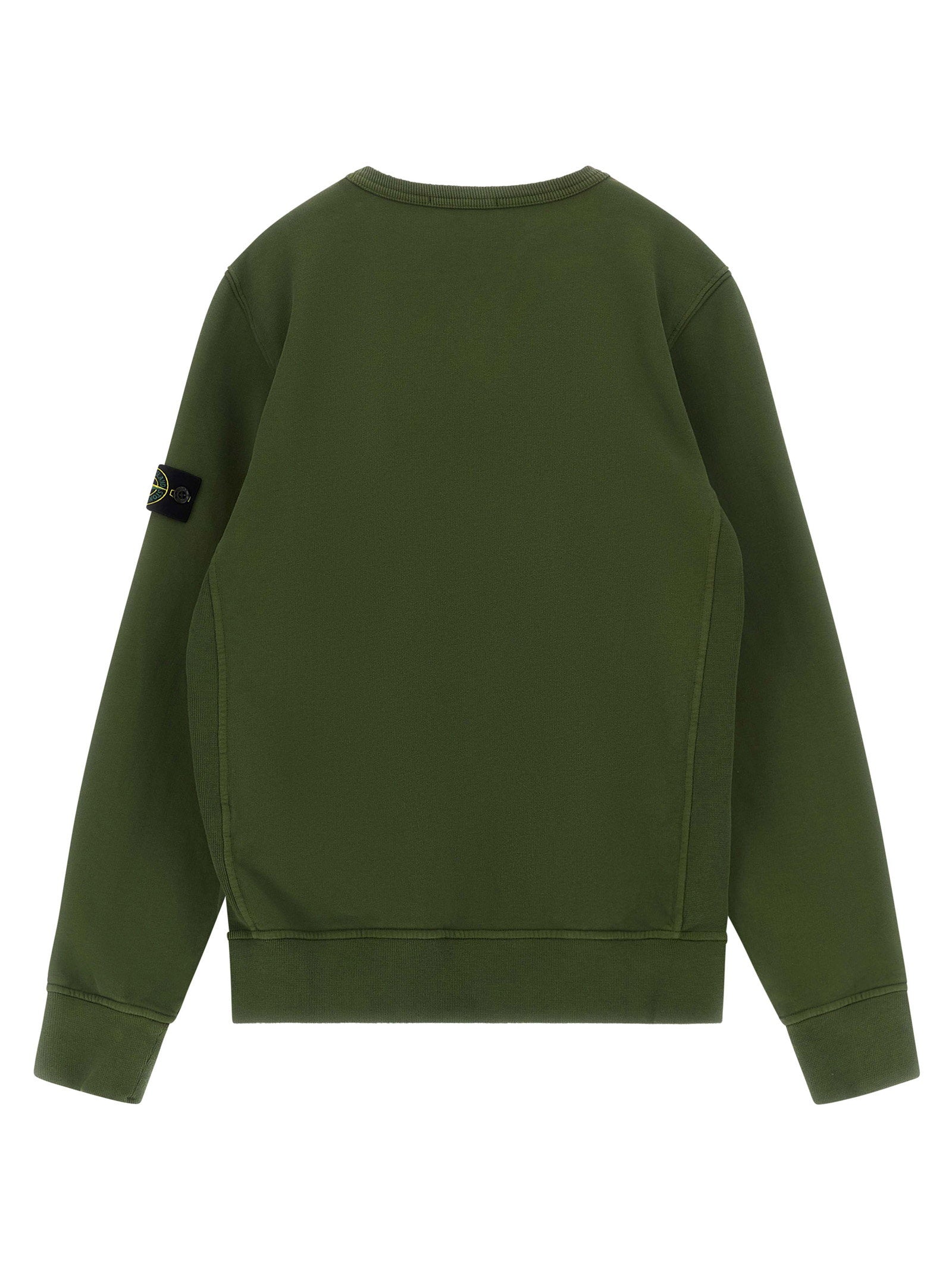 Stone Island Junior Badge Logo Sweatshirt – 100% cotton - view 2