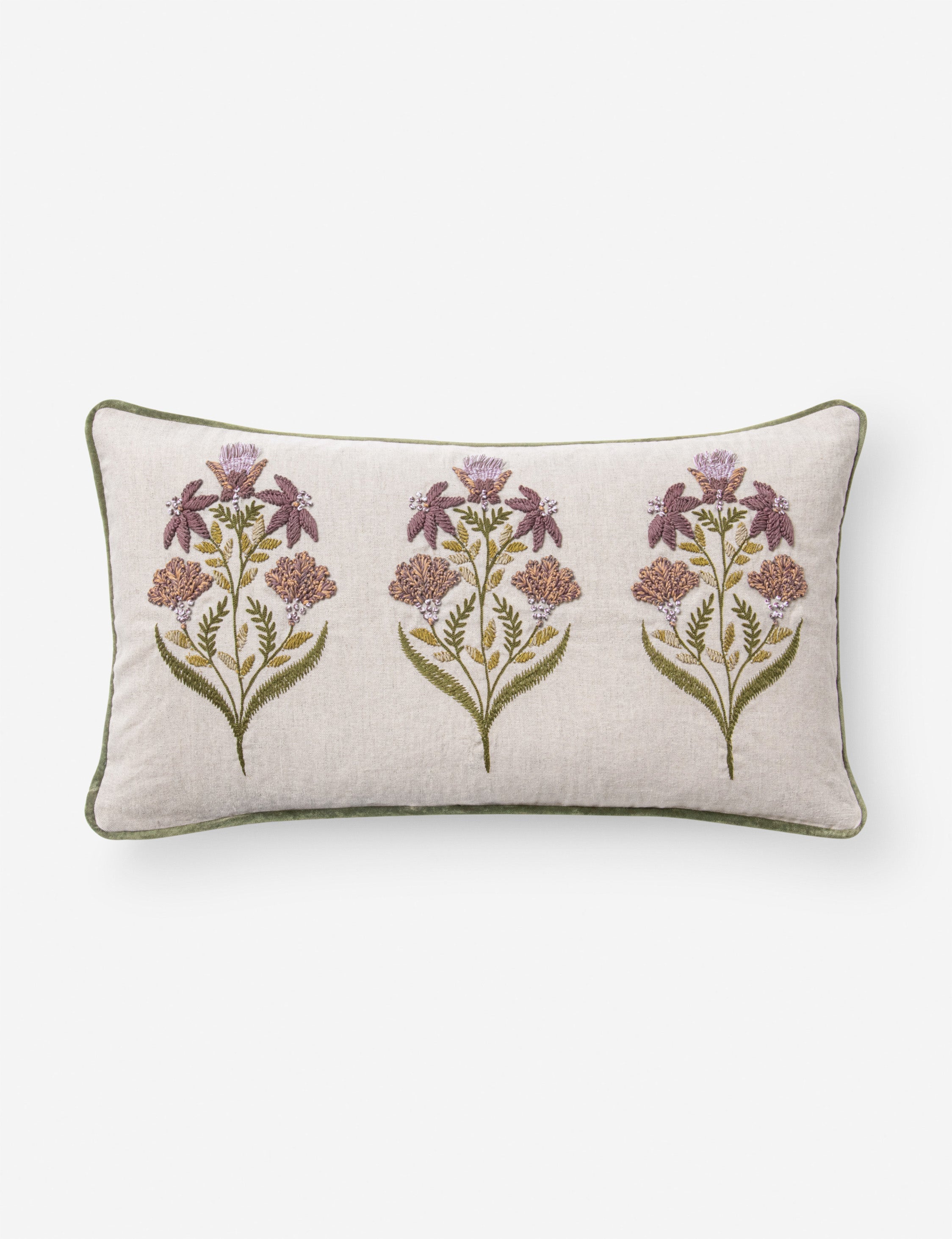 Lulu and Georgia Lorraine Embroidered Pillow - view 2